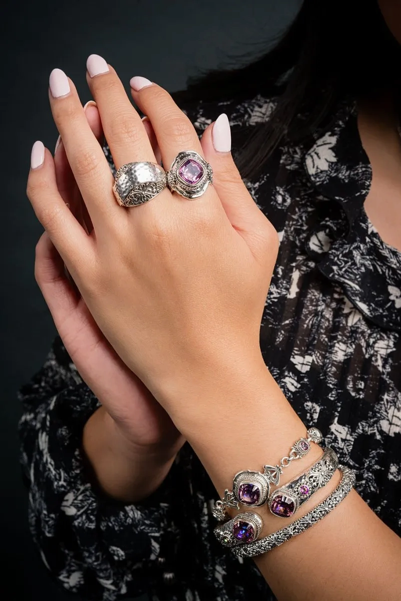 Splendid Grace Tip-to-Tip Bracelet? in Summer Peach? Mystic Quartz &amp; Bali Sunrise? Mystic Topaz