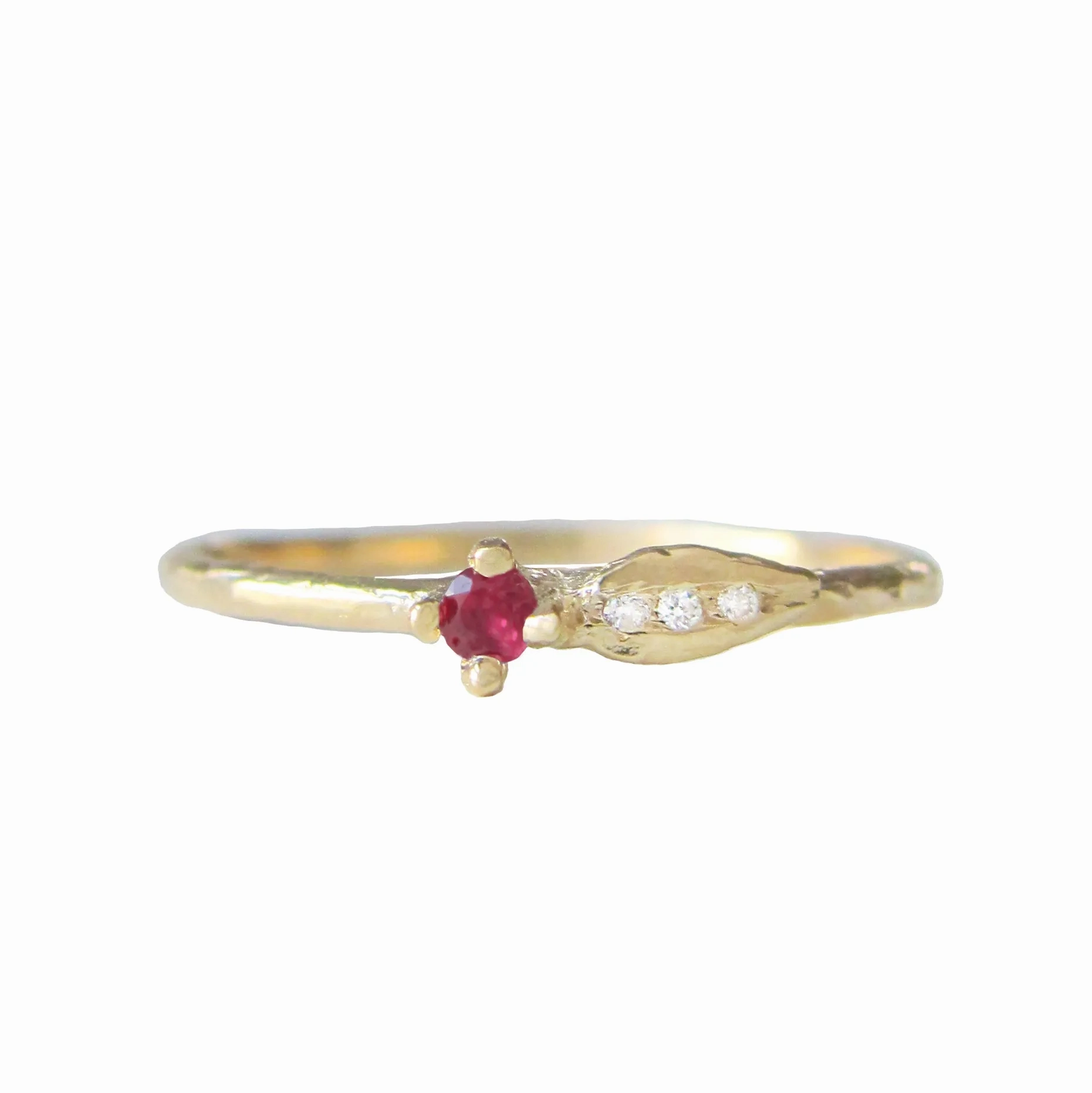 Sprout Ruby Ring