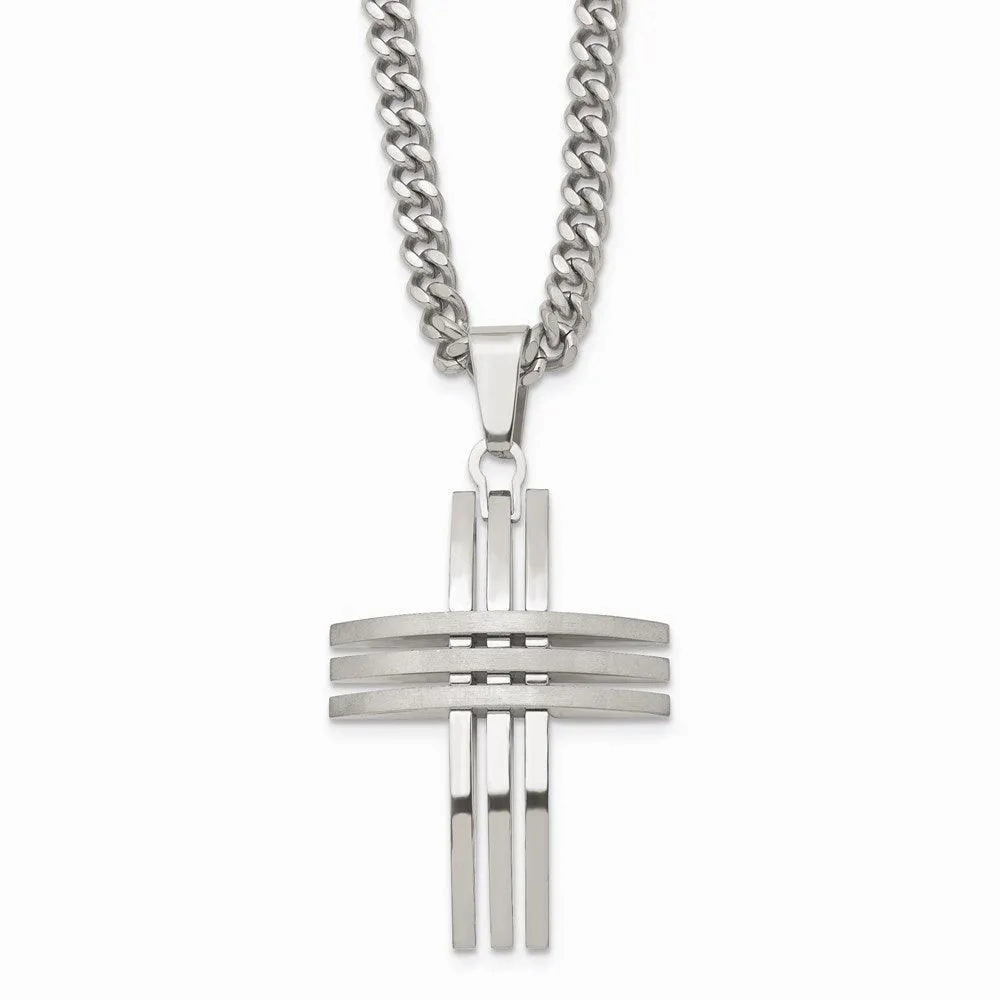 Stainless Steel Cross Necklace