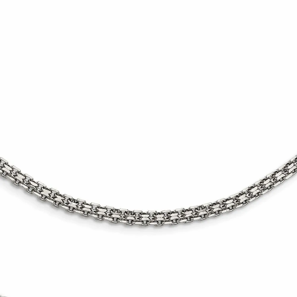 Stainless Steel Polished 3.10mm Bismark Chain | SRN1885