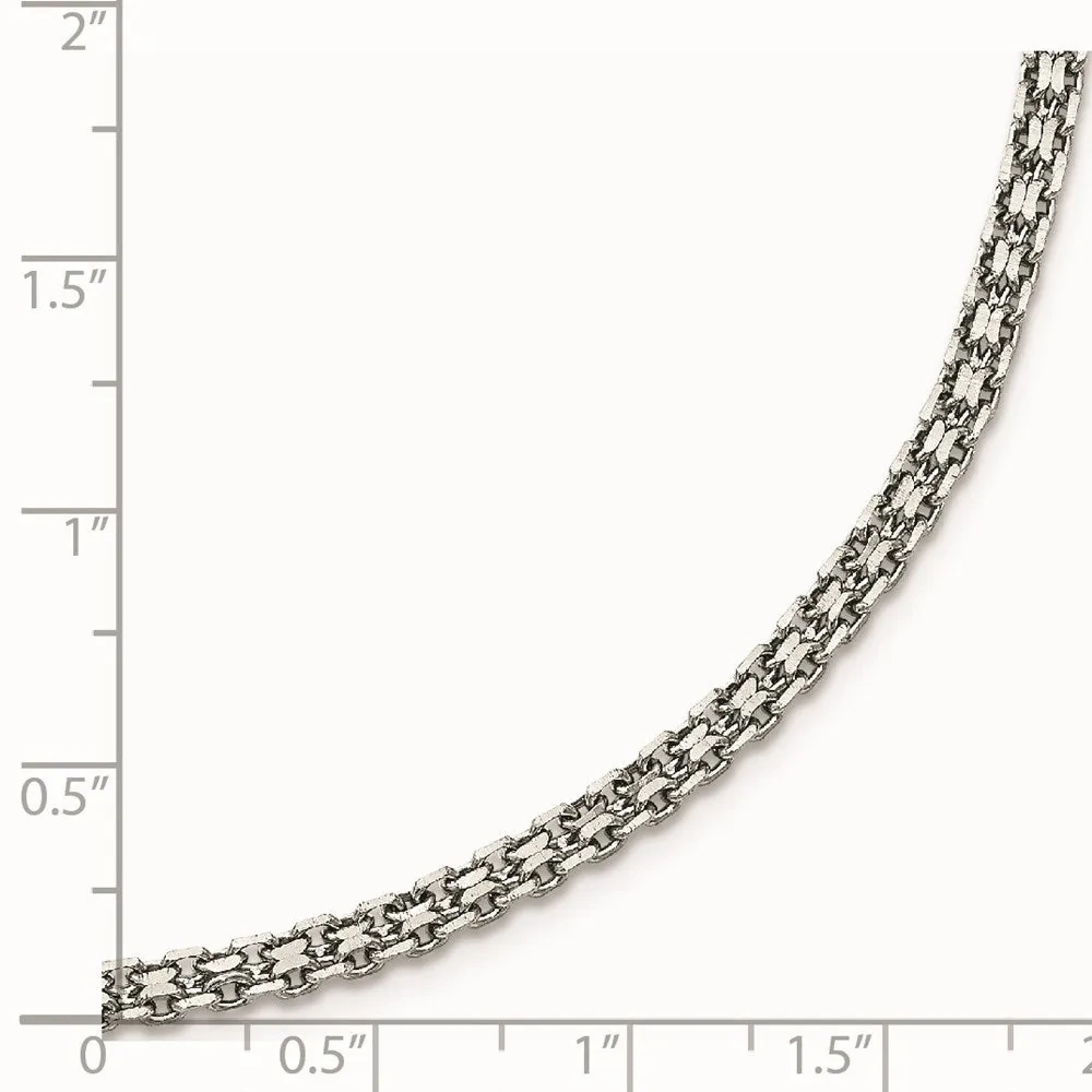 Stainless Steel Polished 3.10mm Bismark Chain | SRN1885