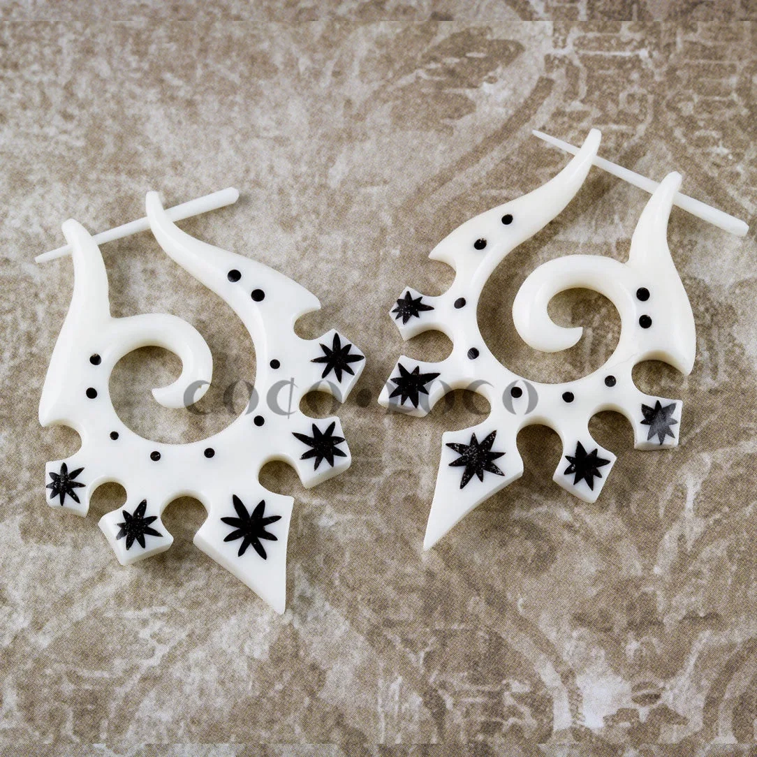 Starlight Hoops - Bone