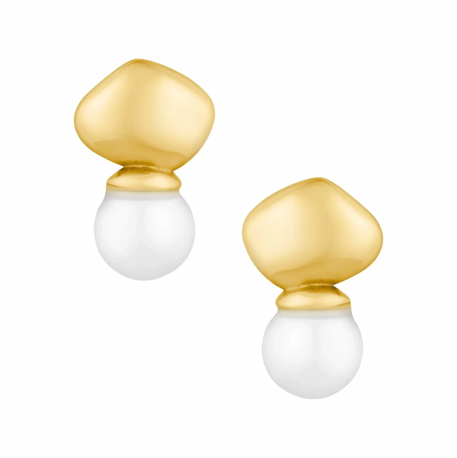 Stassi Pearl Stud Earrings