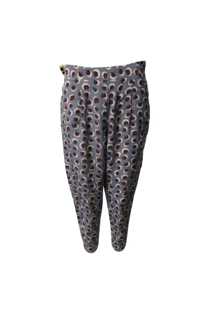 Stella McCartney Cropped Hose in Blumenmuster aus Seide