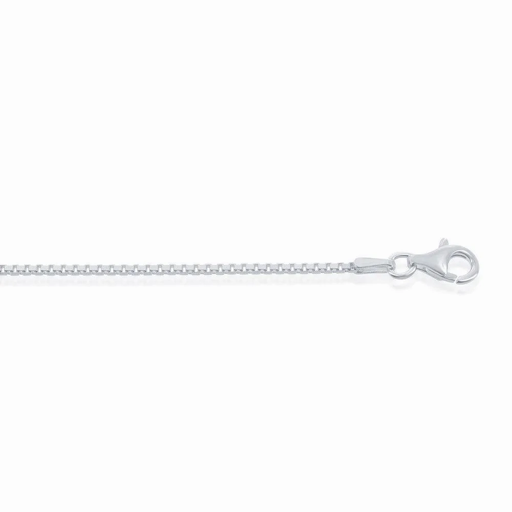 Sterling Silver 1.2mm Box Chain, 30&quot;