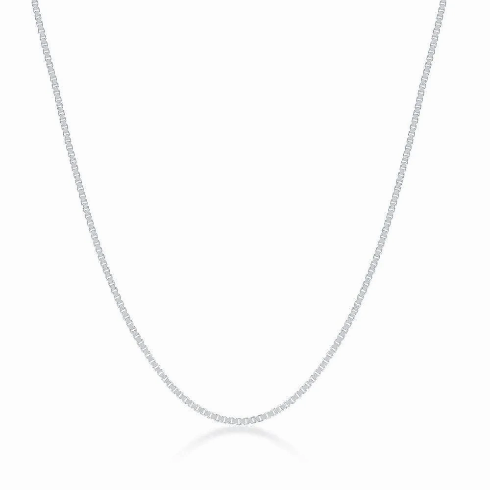 Sterling Silver 1.2mm Box Chain, 30&quot;