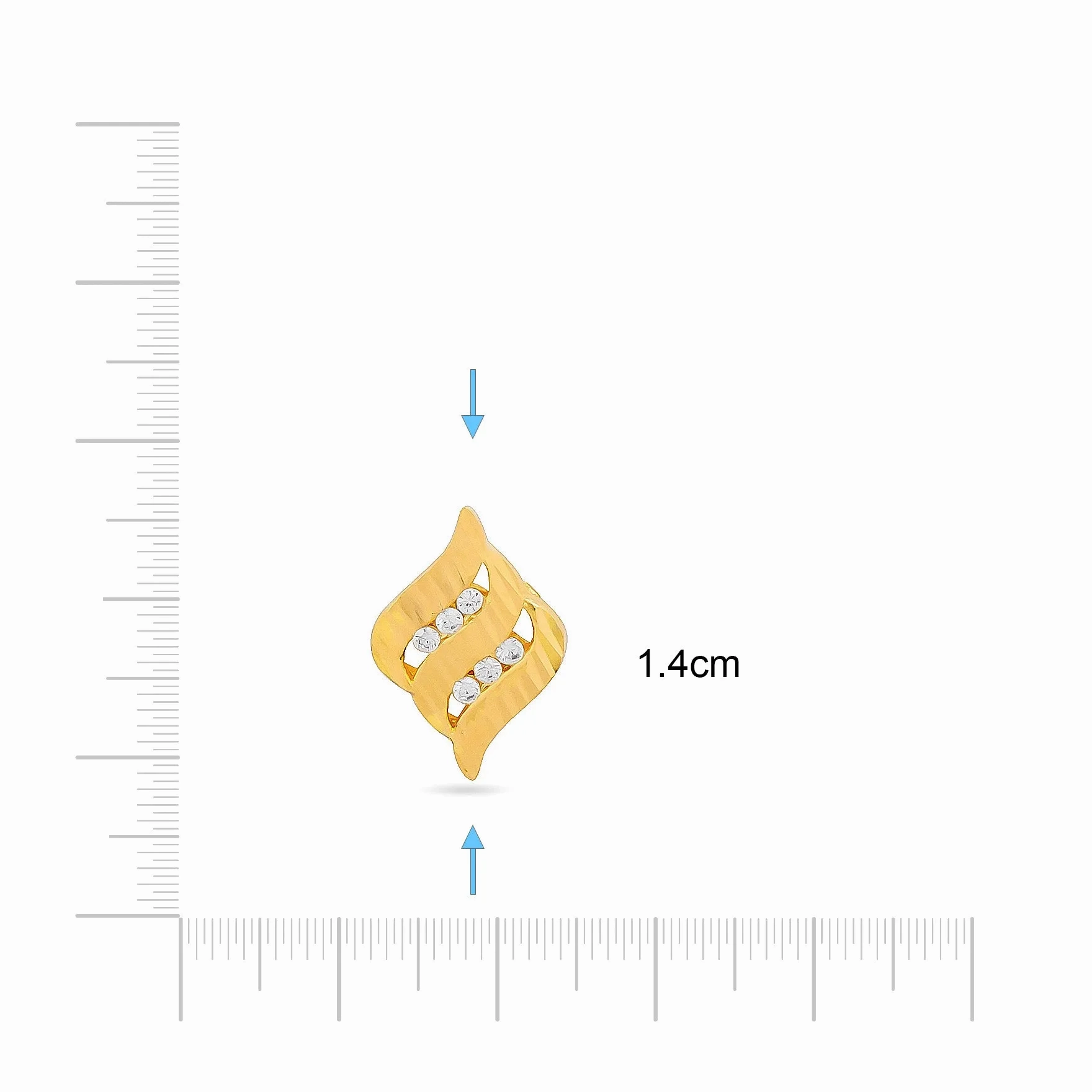Stone Earring PSST271W-001