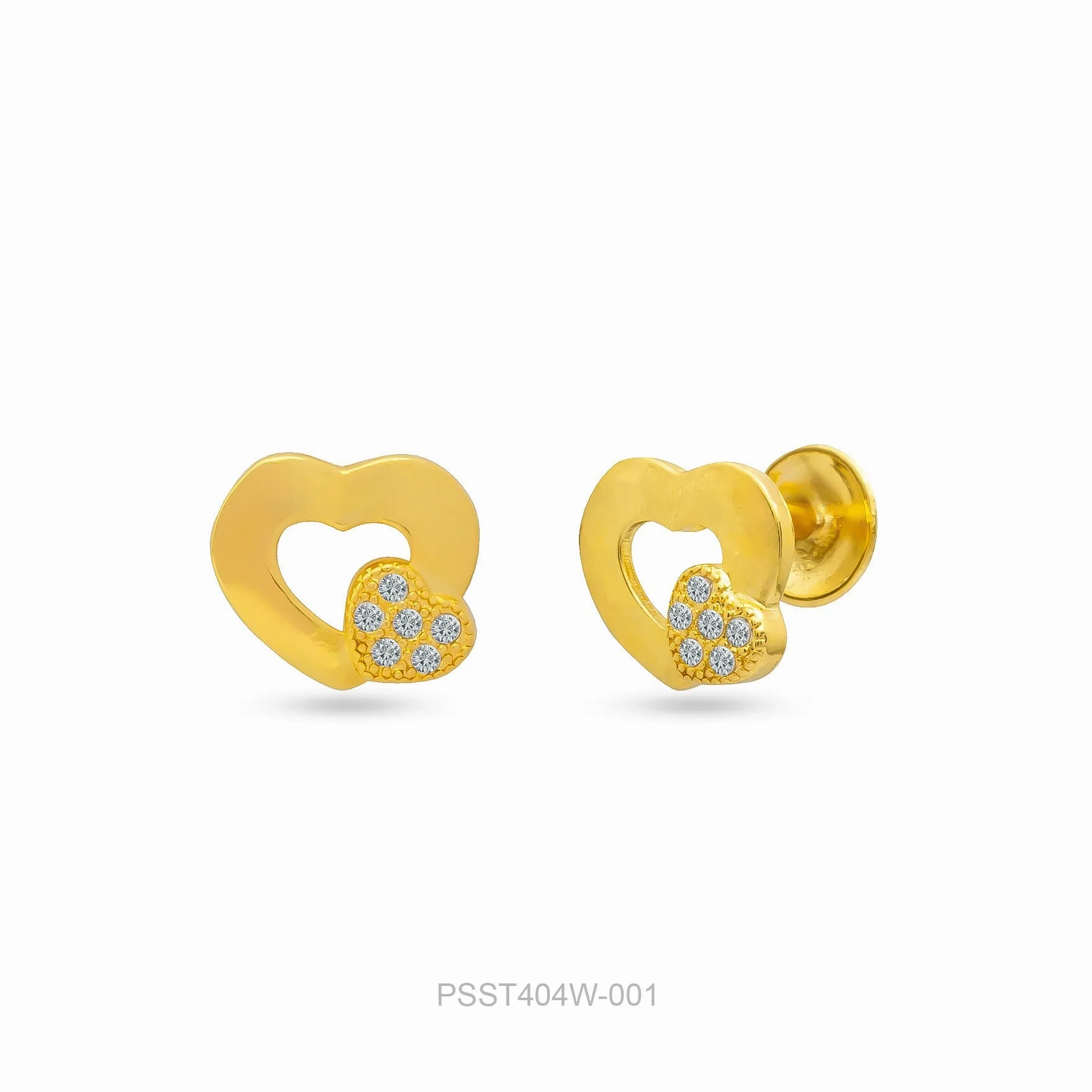 Stone Earring PSST404W-001