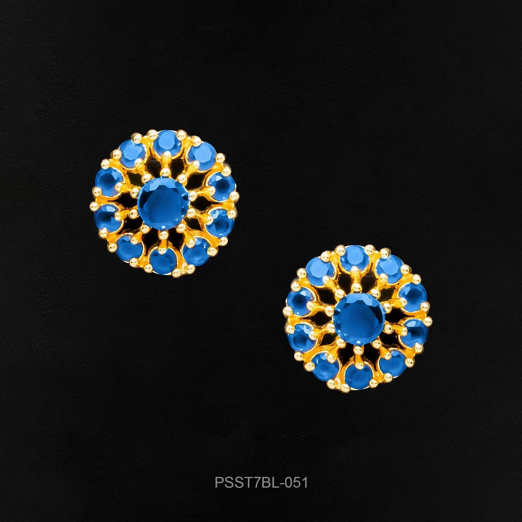 Stone Earring PSST7BL-051