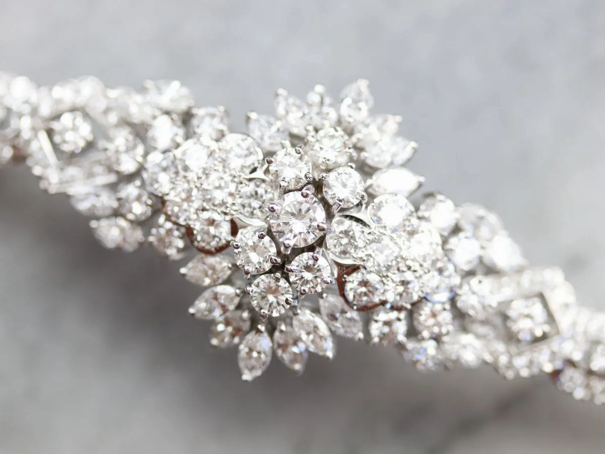 Stunning Marquise Diamond Bracelet