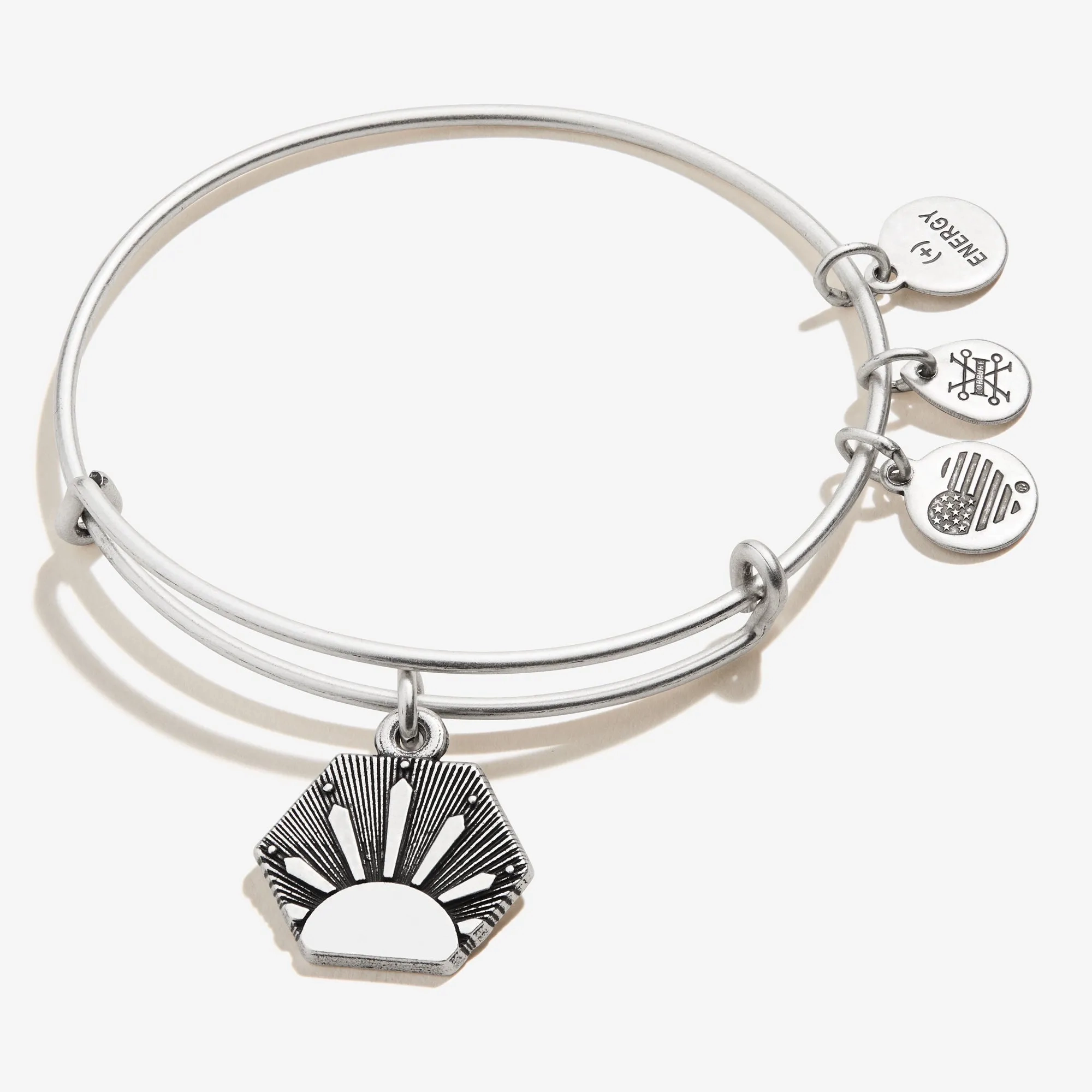 Sun Charm Bangle Bracelet