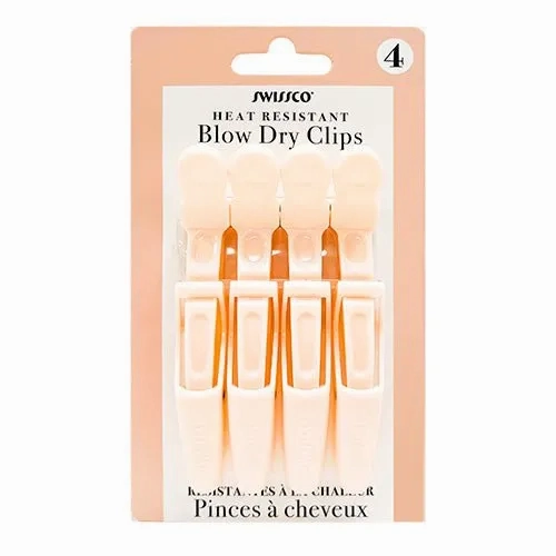 Swissco Heat Resistant Blow Dry Clips 4pk