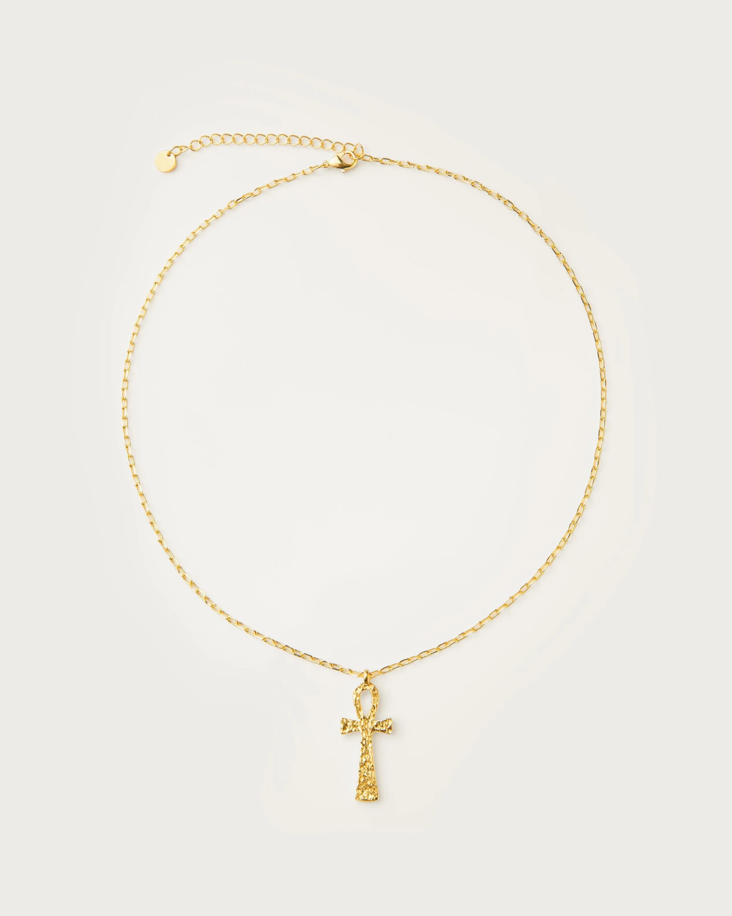 Textured Ankh Necklace