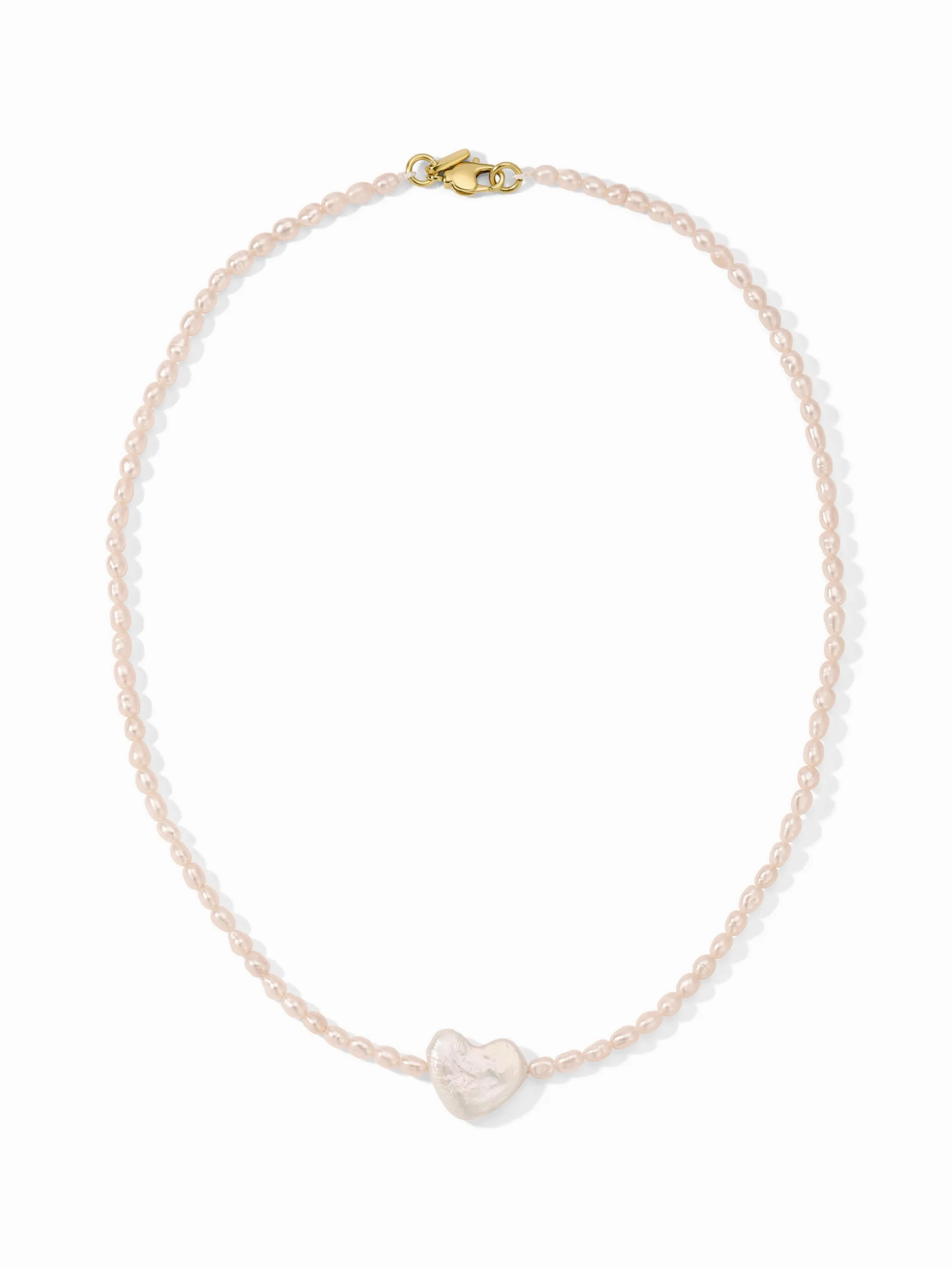 The Baby Heart Pearl Necklace