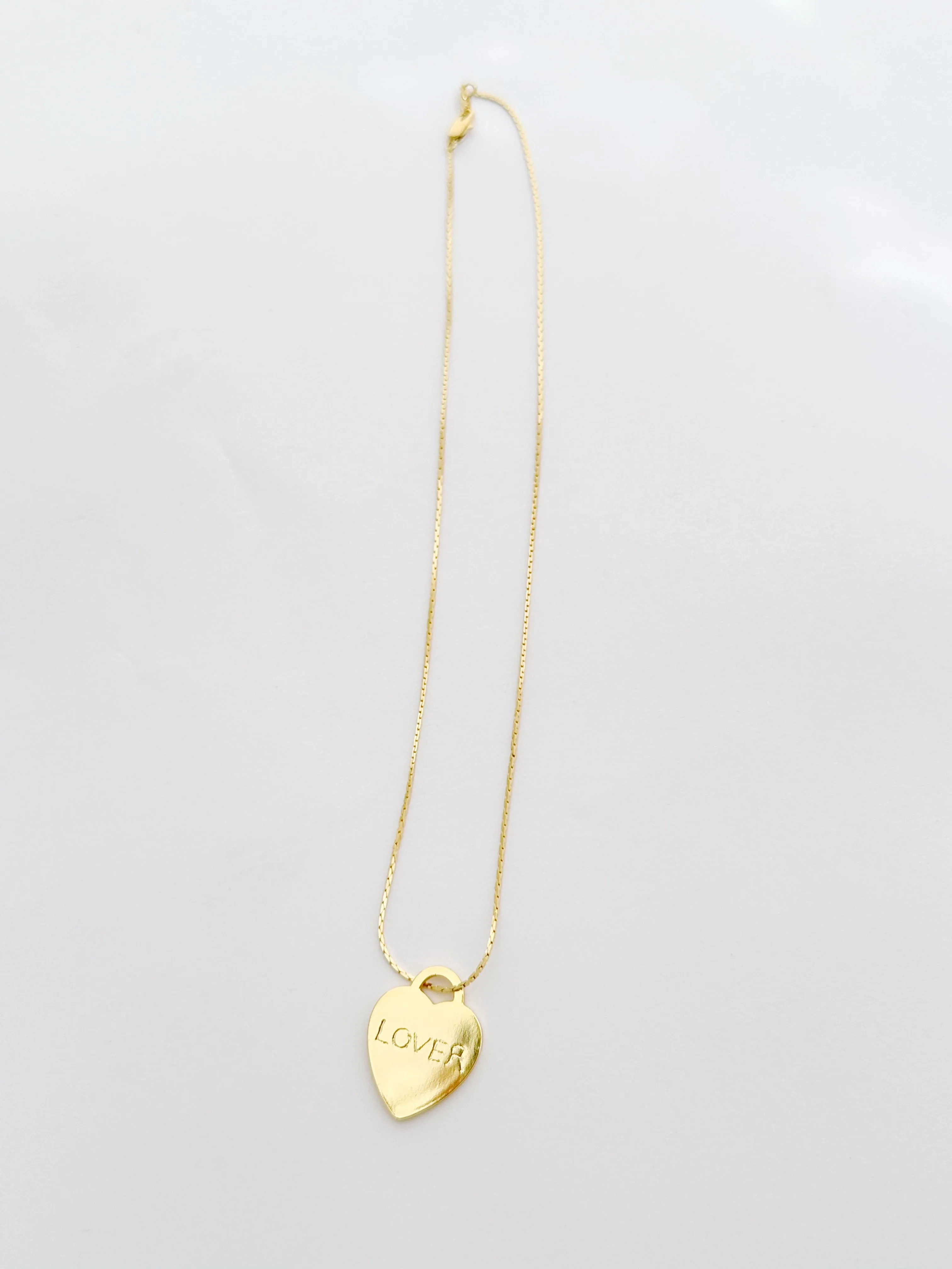 The Lover Heart &amp; Chain Necklace