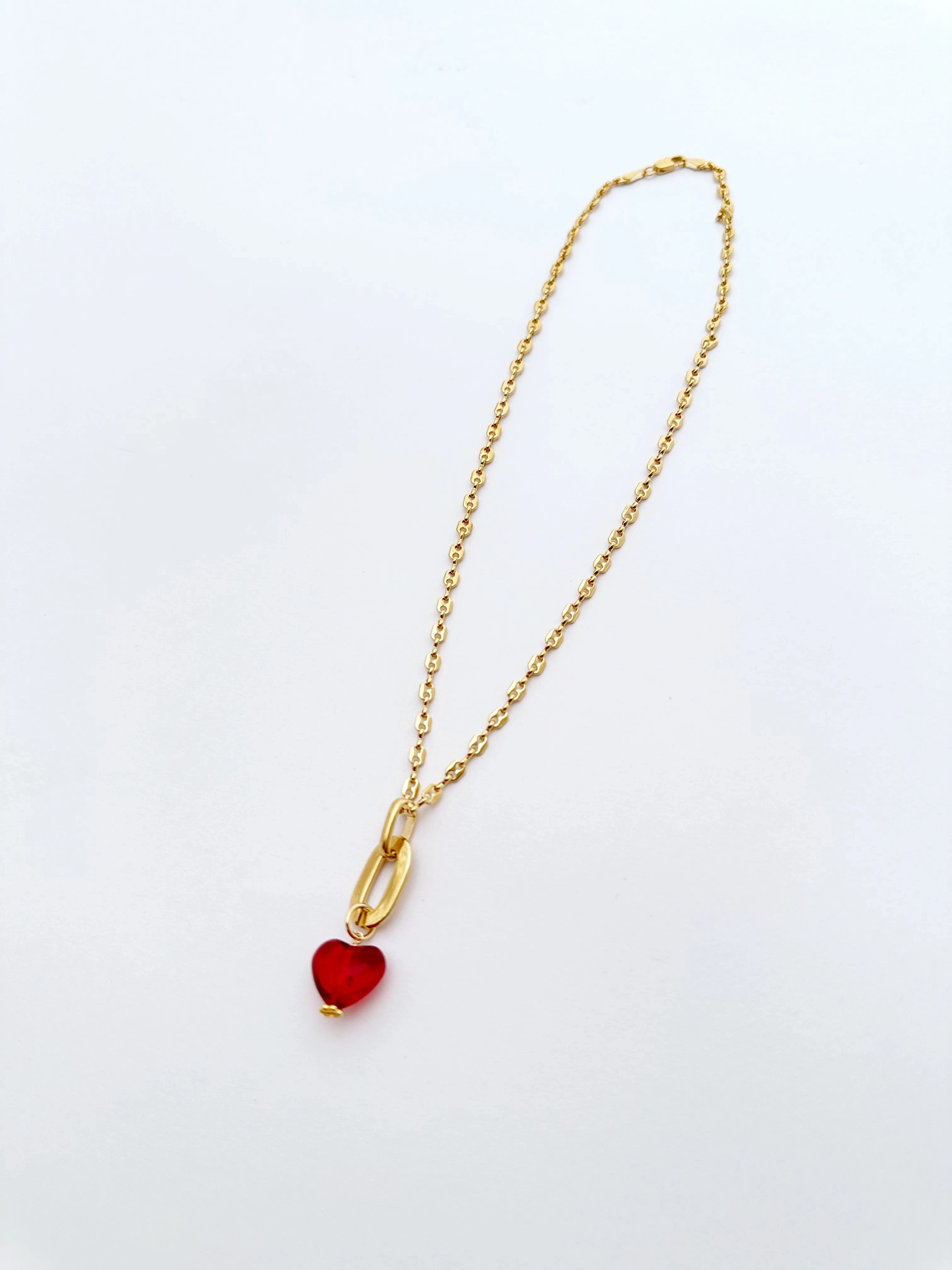 The Mini Red Heart Necklace