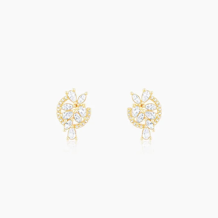 The White Periwinkle Earrings