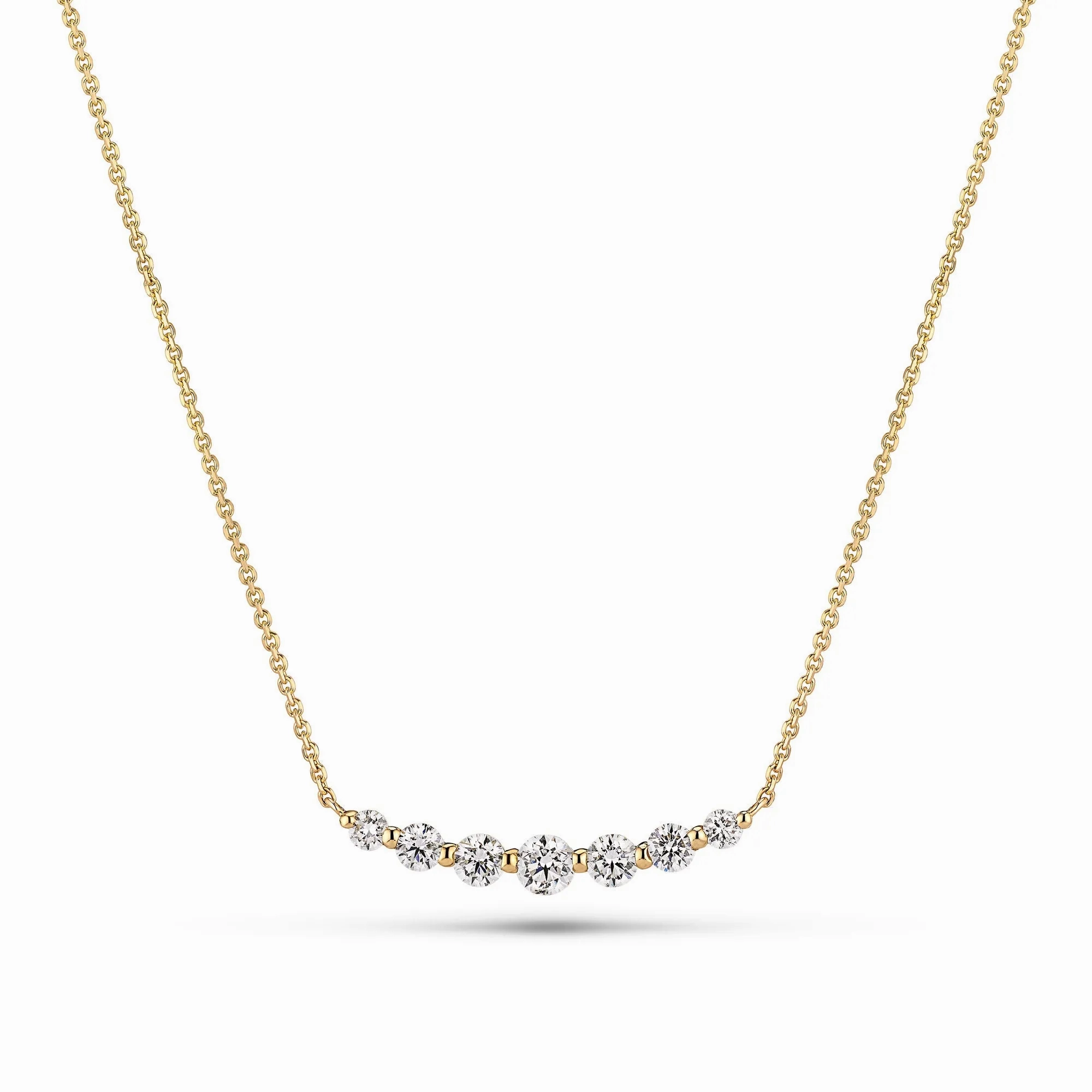 Tiara Grande 14K Gold Necklace w. Lab-Grown Diamonds