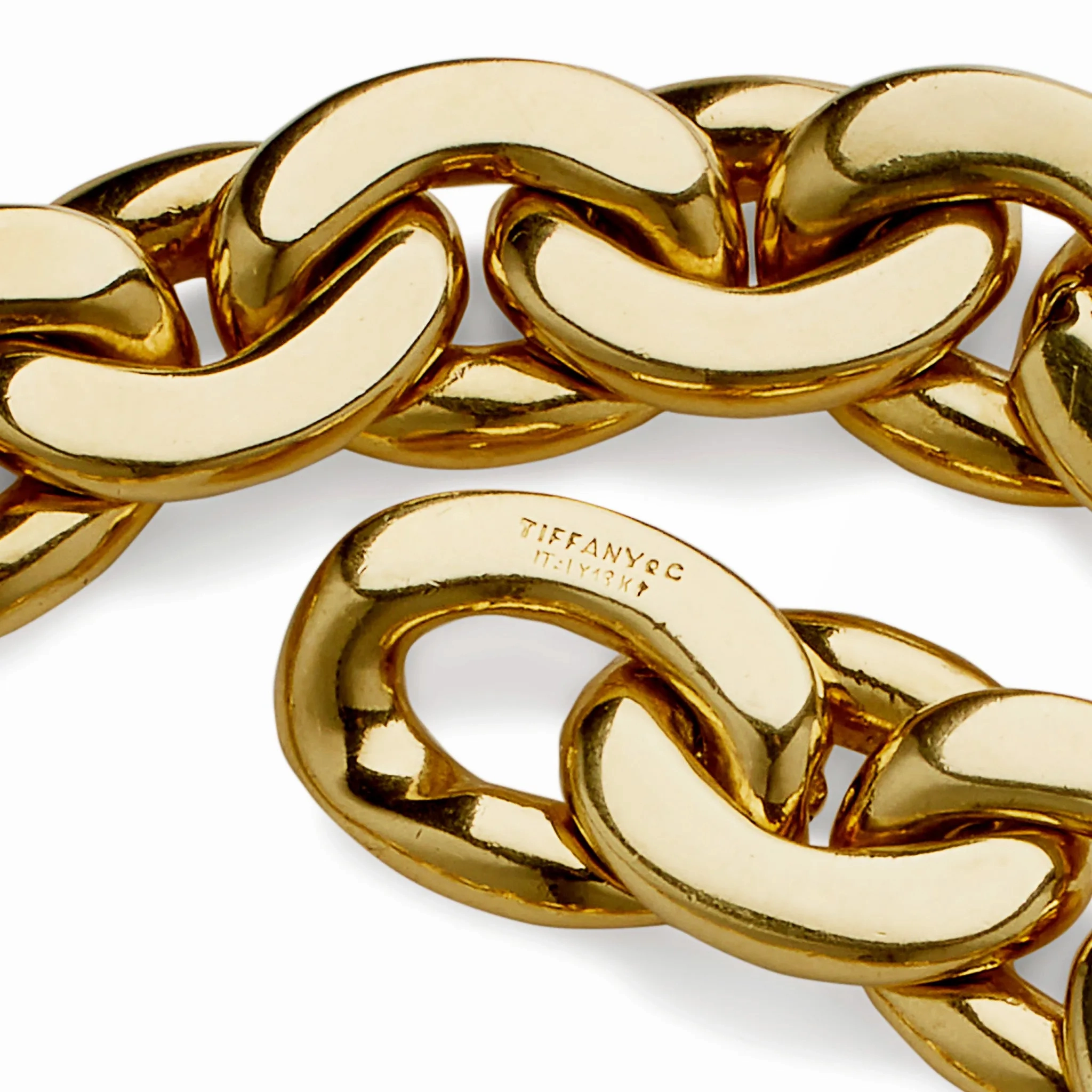 Tiffany &amp; Co. 18K Gold Curb Link Bracelet