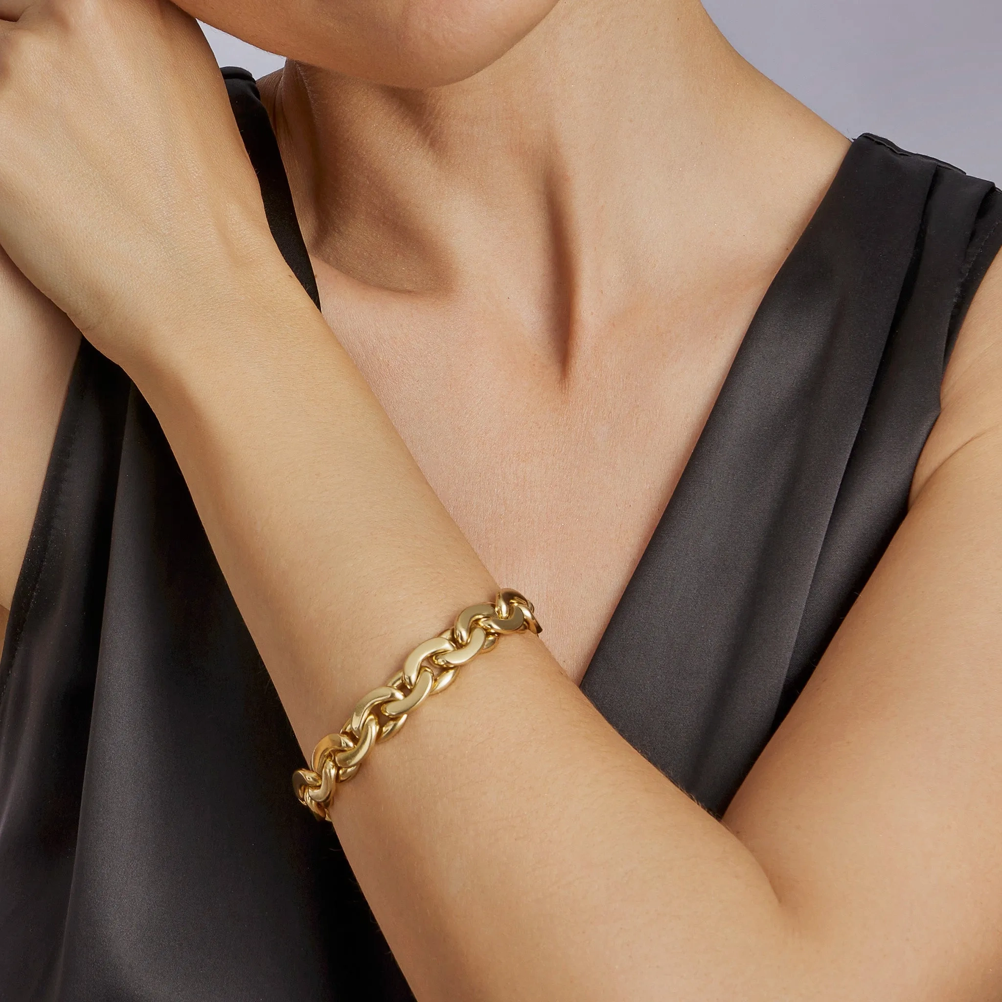 Tiffany &amp; Co. 18K Gold Curb Link Bracelet