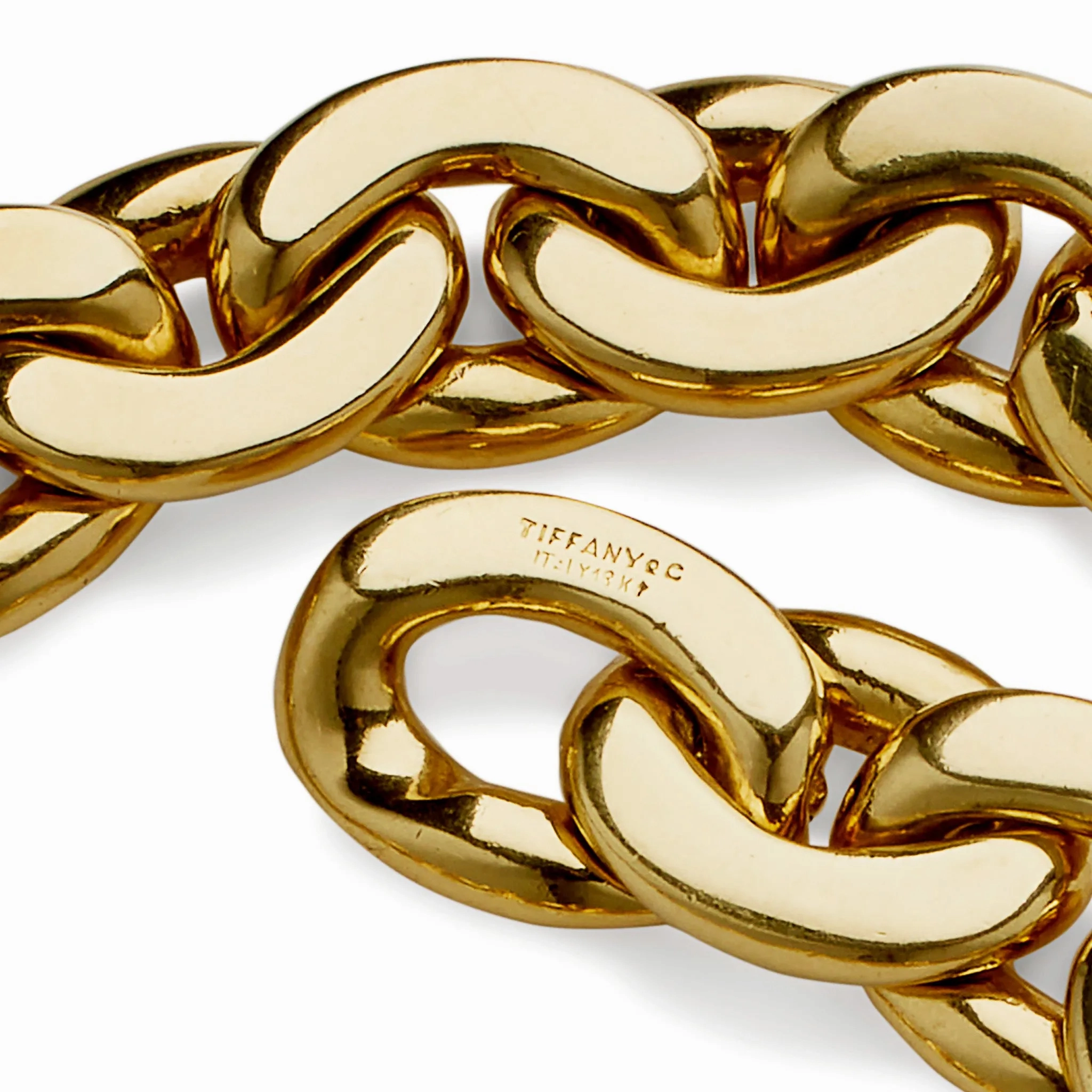 Tiffany &amp; Co. 18K Gold Curb Link Bracelet