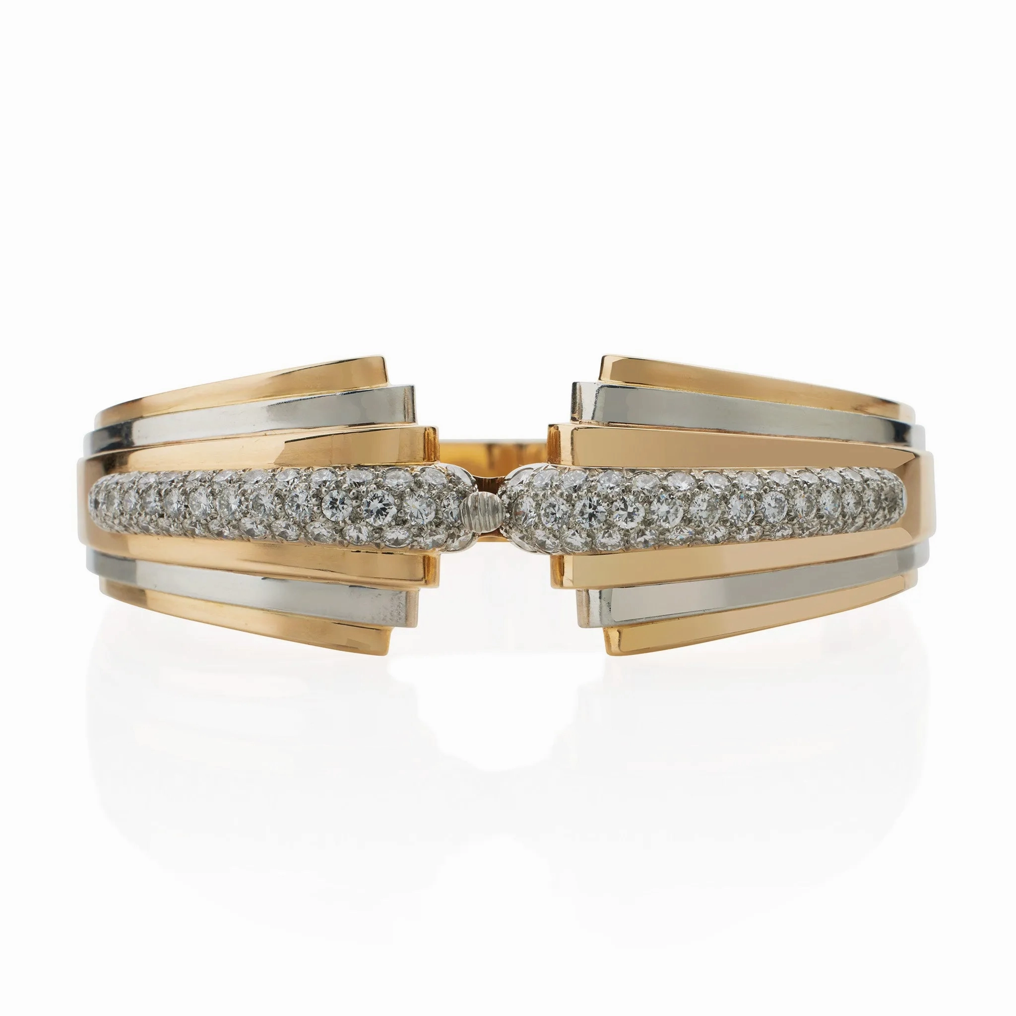 Tiffany &amp; Co. Art Moderne Bracelet and Clip Set