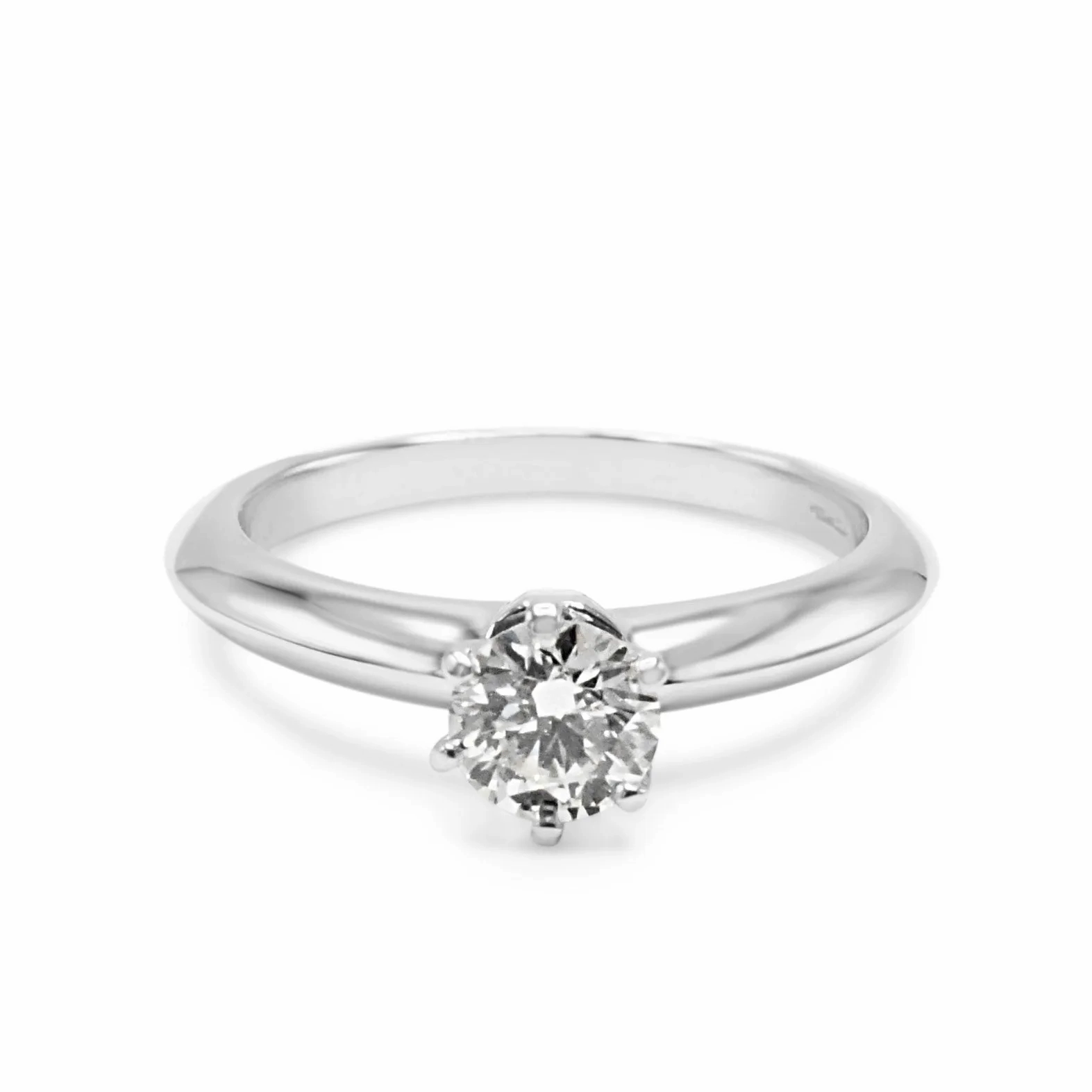 Tiffany &amp; Co. Solitaire Diamond Ring - Platinum