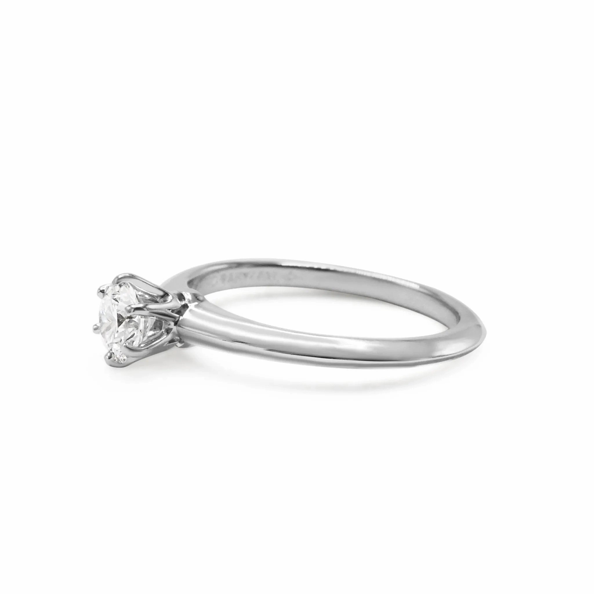 Tiffany &amp; Co. Solitaire Diamond Ring - Platinum
