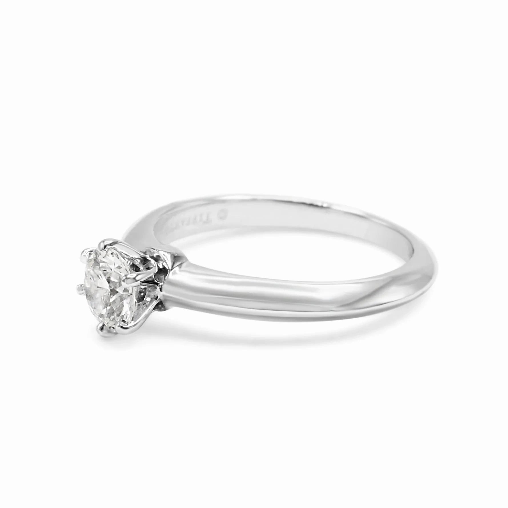 Tiffany &amp; Co. Solitaire Diamond Ring - Platinum
