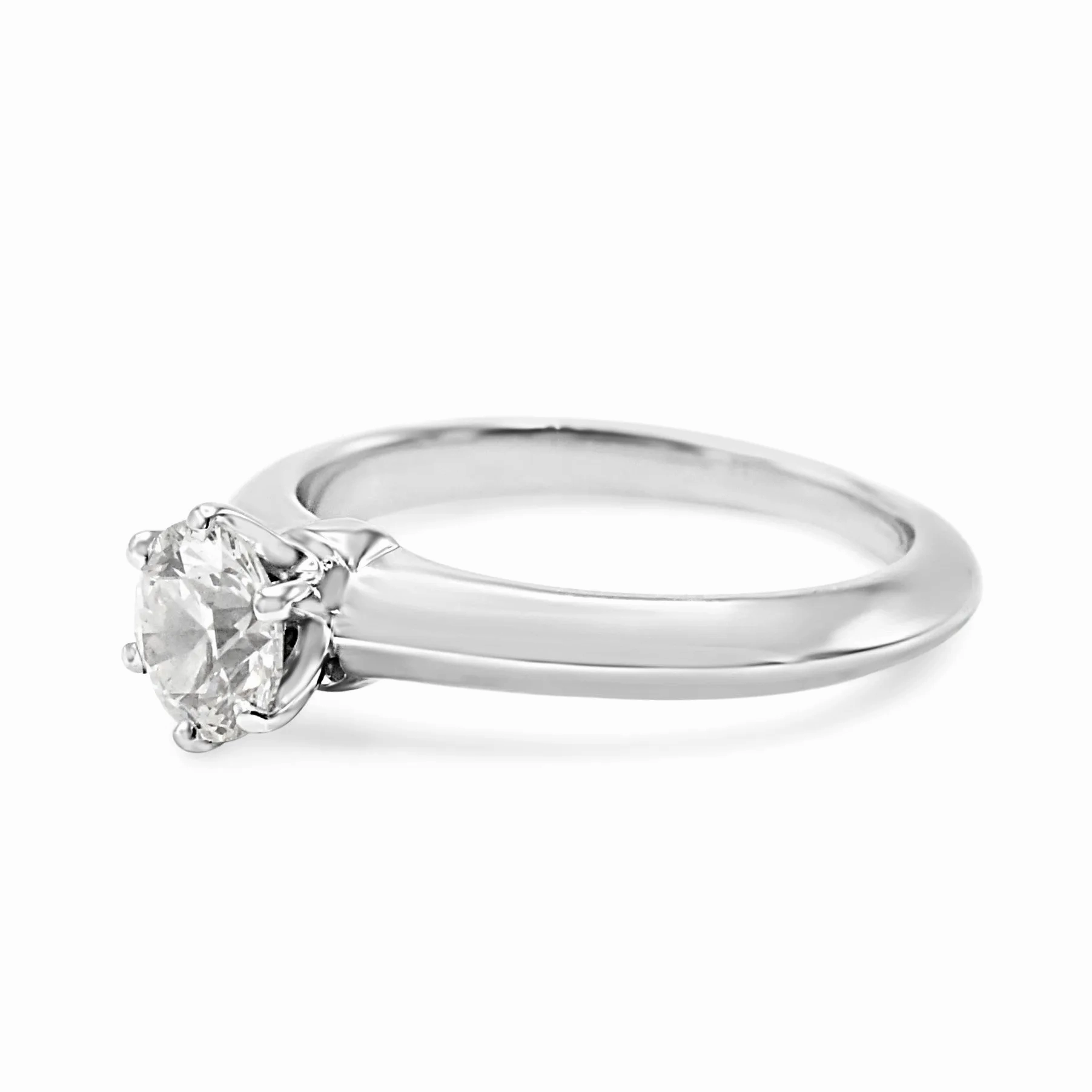 Tiffany &amp; Co. Solitaire Diamond Ring - Platinum