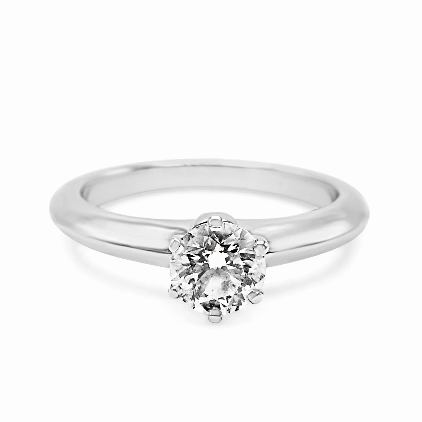 Tiffany &amp; Co. Solitaire Diamond Ring - Platinum