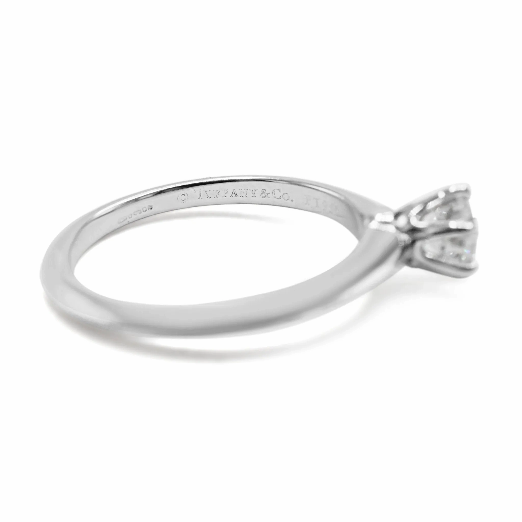Tiffany &amp; Co. Solitaire Diamond Ring - Platinum