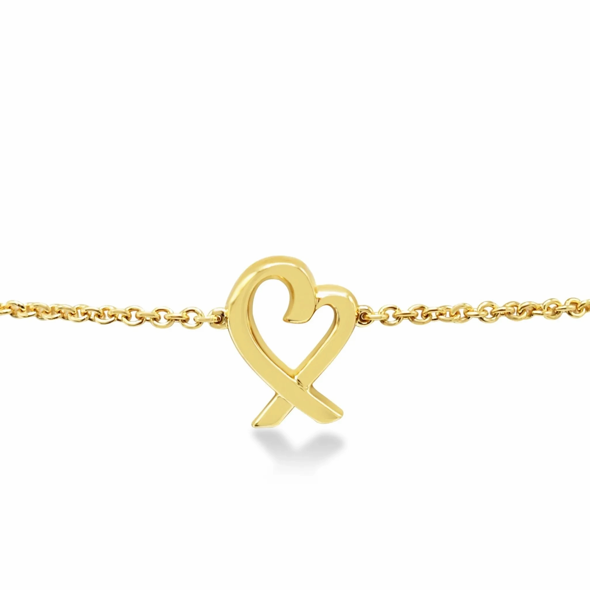Tiffany Paloma Picasso Loving Heart Bracelet - 18ct Yellow Gold