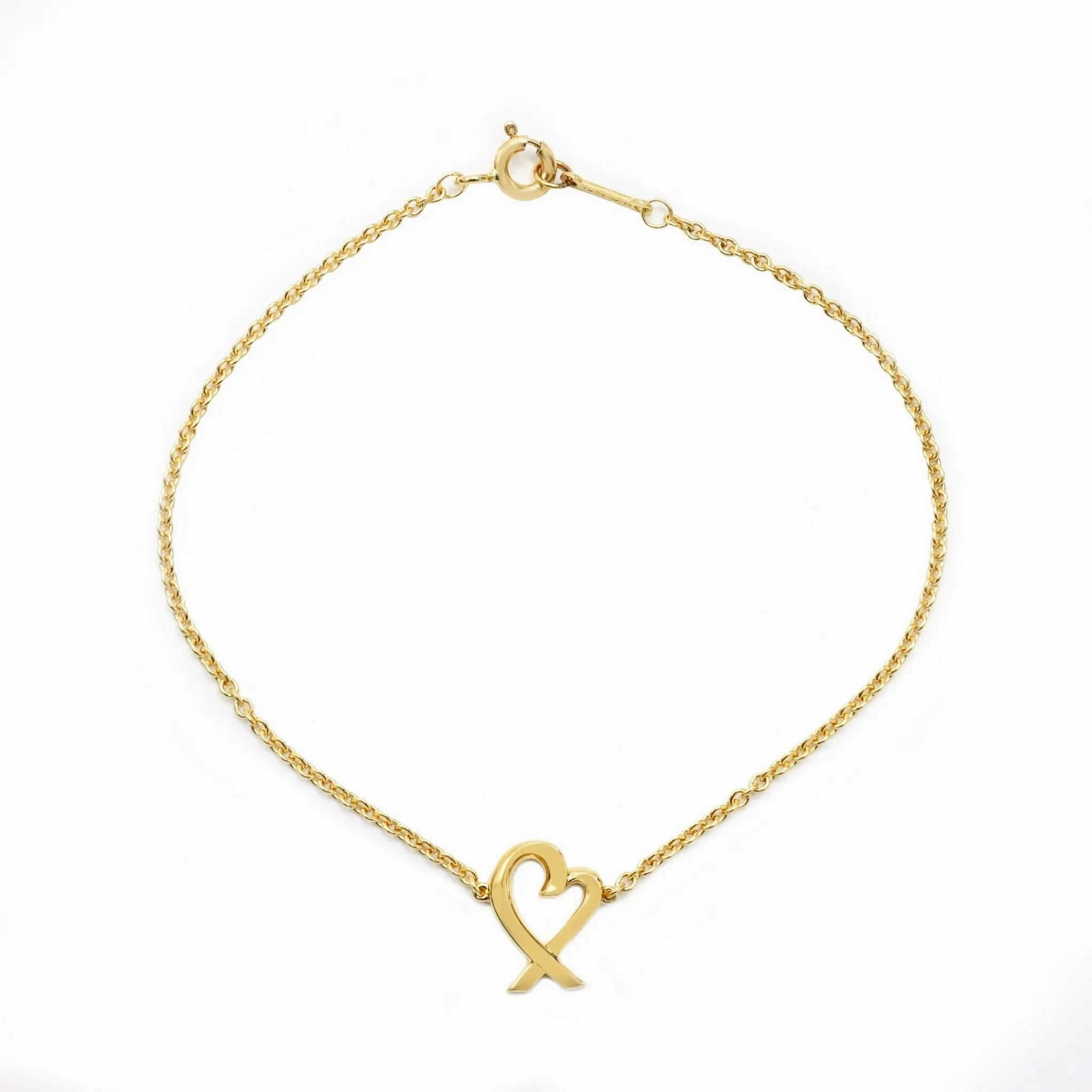 Tiffany Paloma Picasso Loving Heart Bracelet - 18ct Yellow Gold