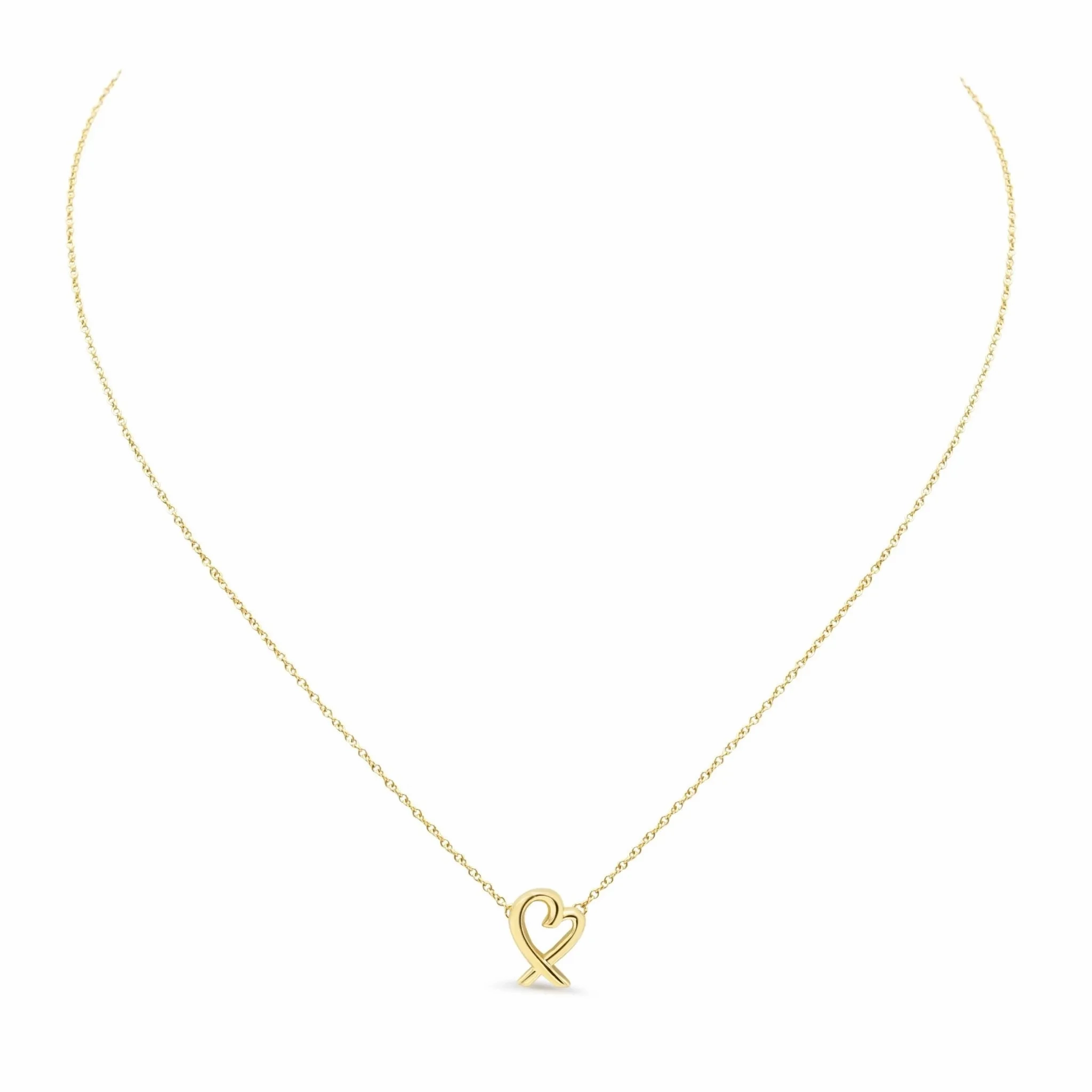 Tiffany Paloma Picasso Loving Heart Pendant, Size Mini