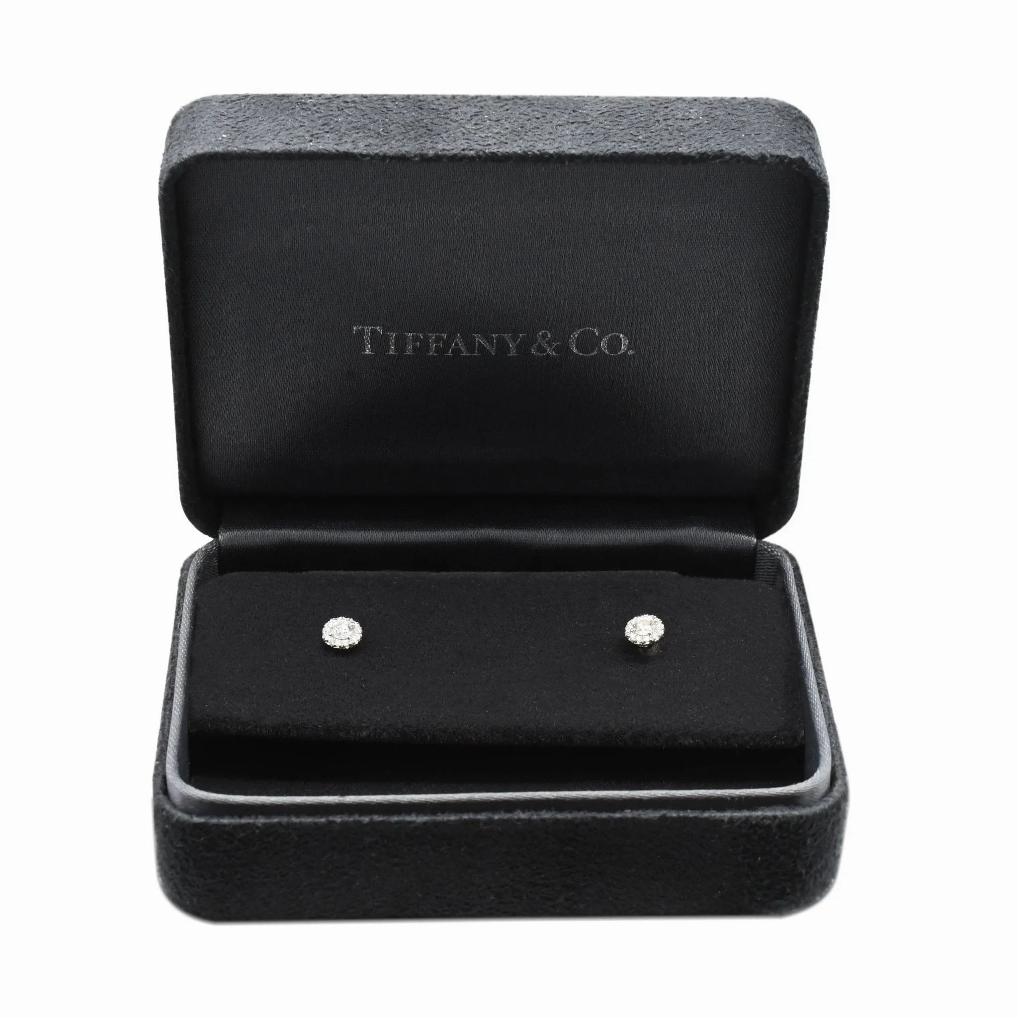 Tiffany Soleste Brilliant Cut Diamond Earrings - Platinum