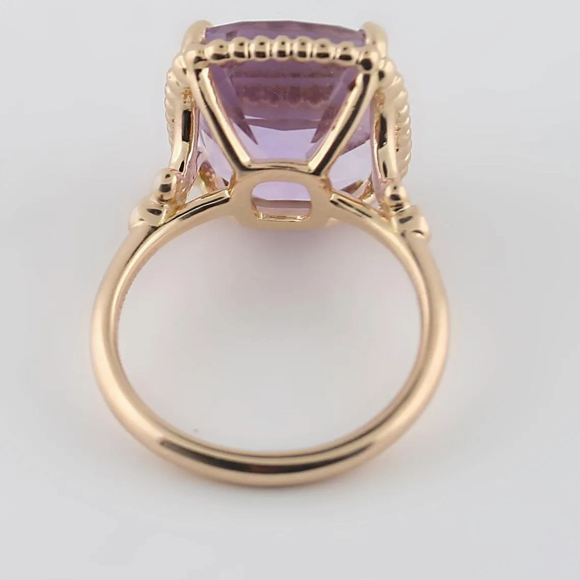 Tiffany Sparklers Amethyst Cocktail Ring 18K Rose Gold