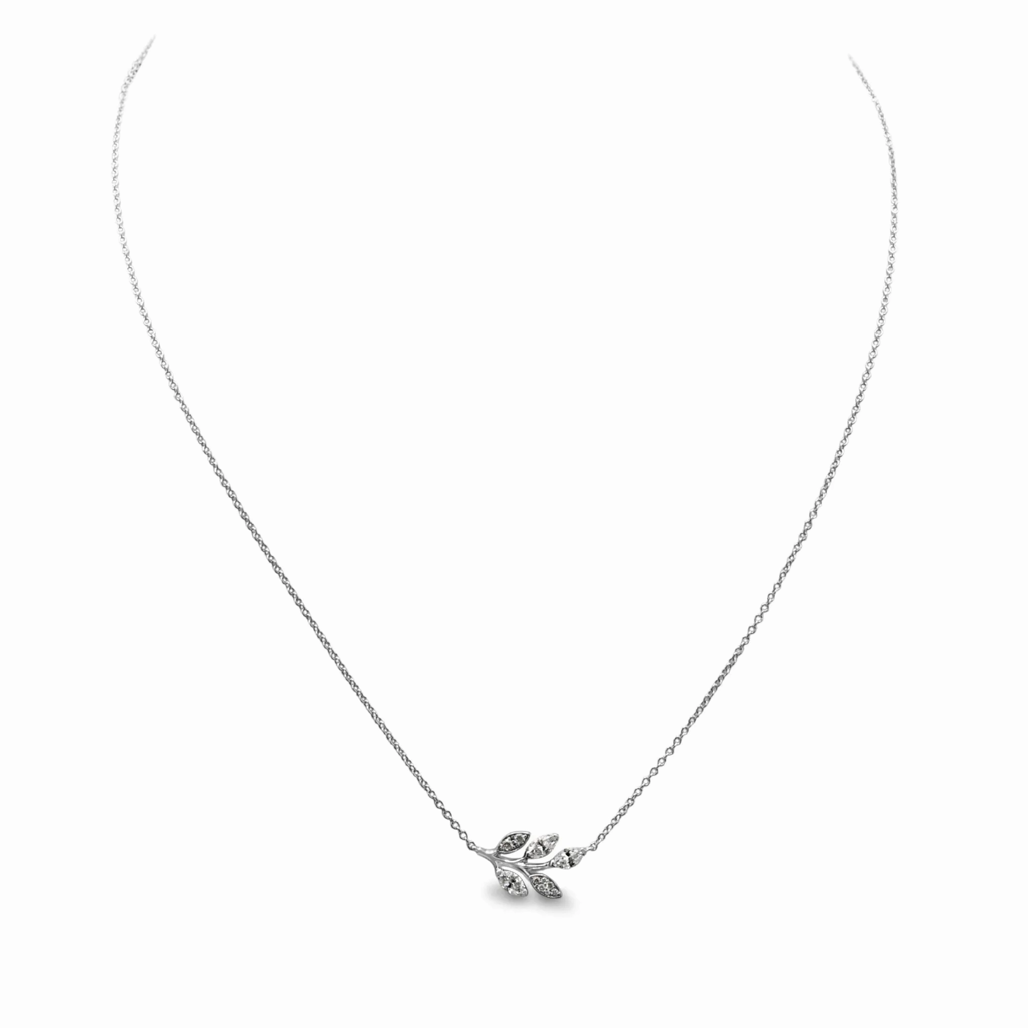 Tiffany Victoria Diamond Vine Pendant Necklace
