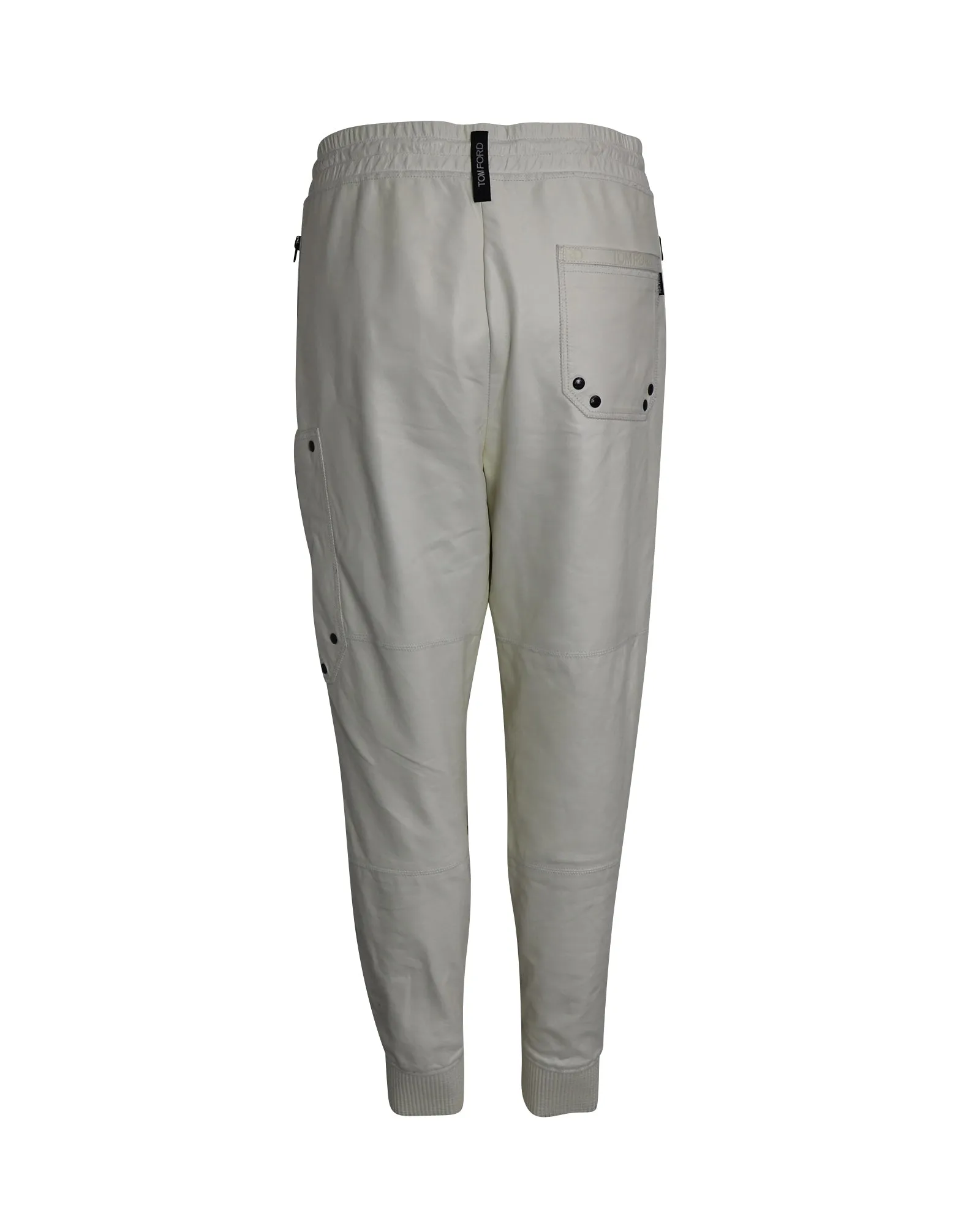 Tom Ford Bundhose aus weißem Leder
