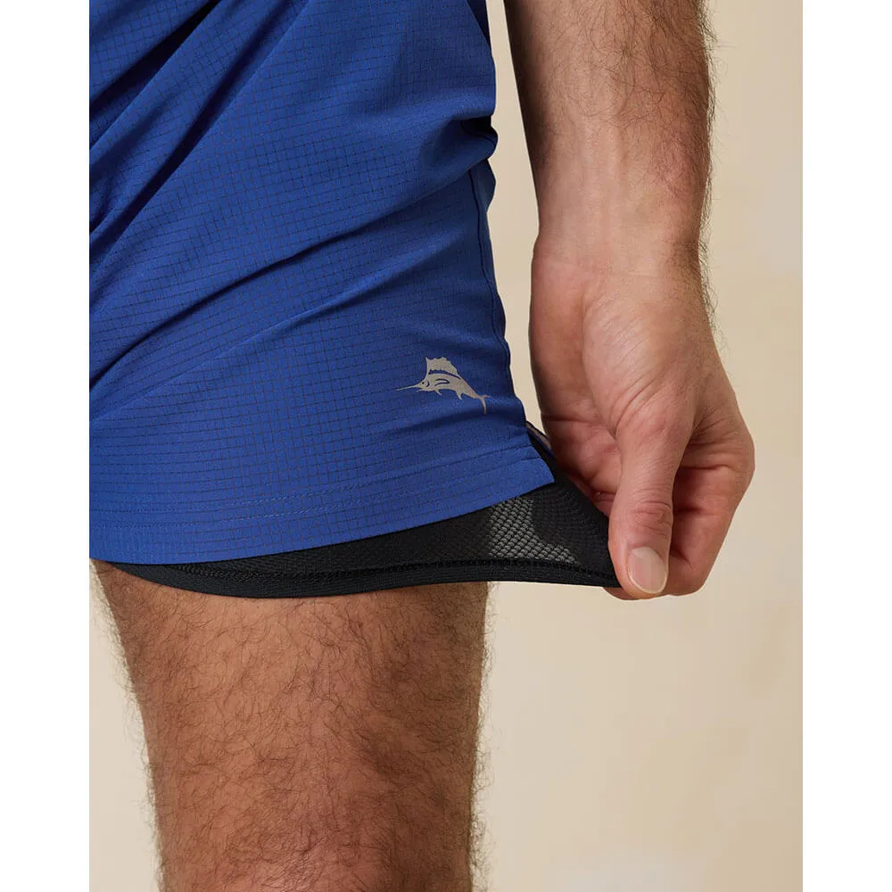 Tommy Bahama 9-Zoll Monterey Coast Hybrid Shorts - Kobaltnebel Herren Tommy Bahama