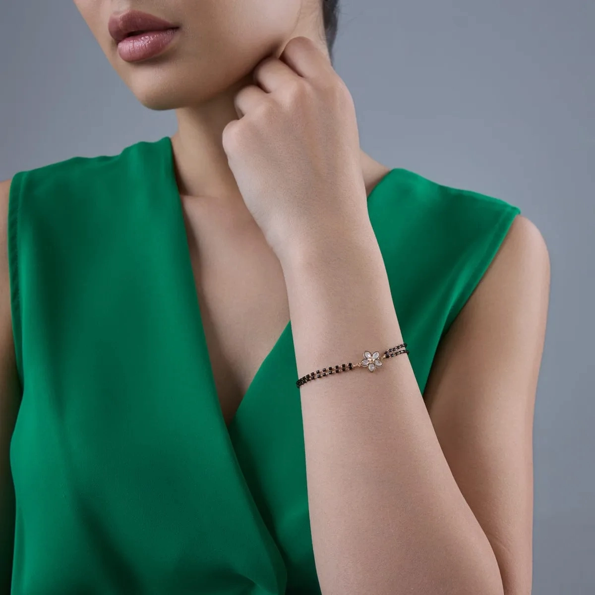 Trendy Mangalsutra Bracelet 184083