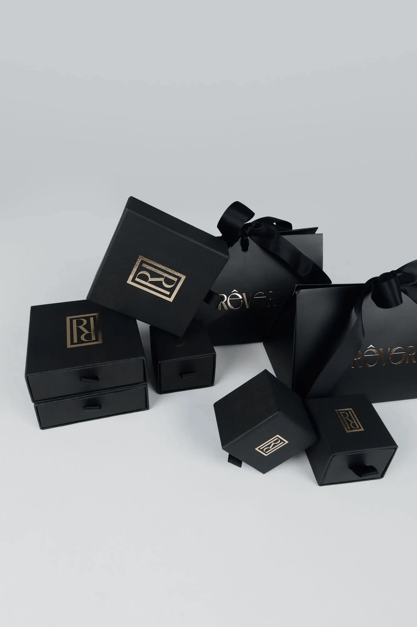 Triplet 18K Gold Necklace w. Lab-Grown Diamonds
