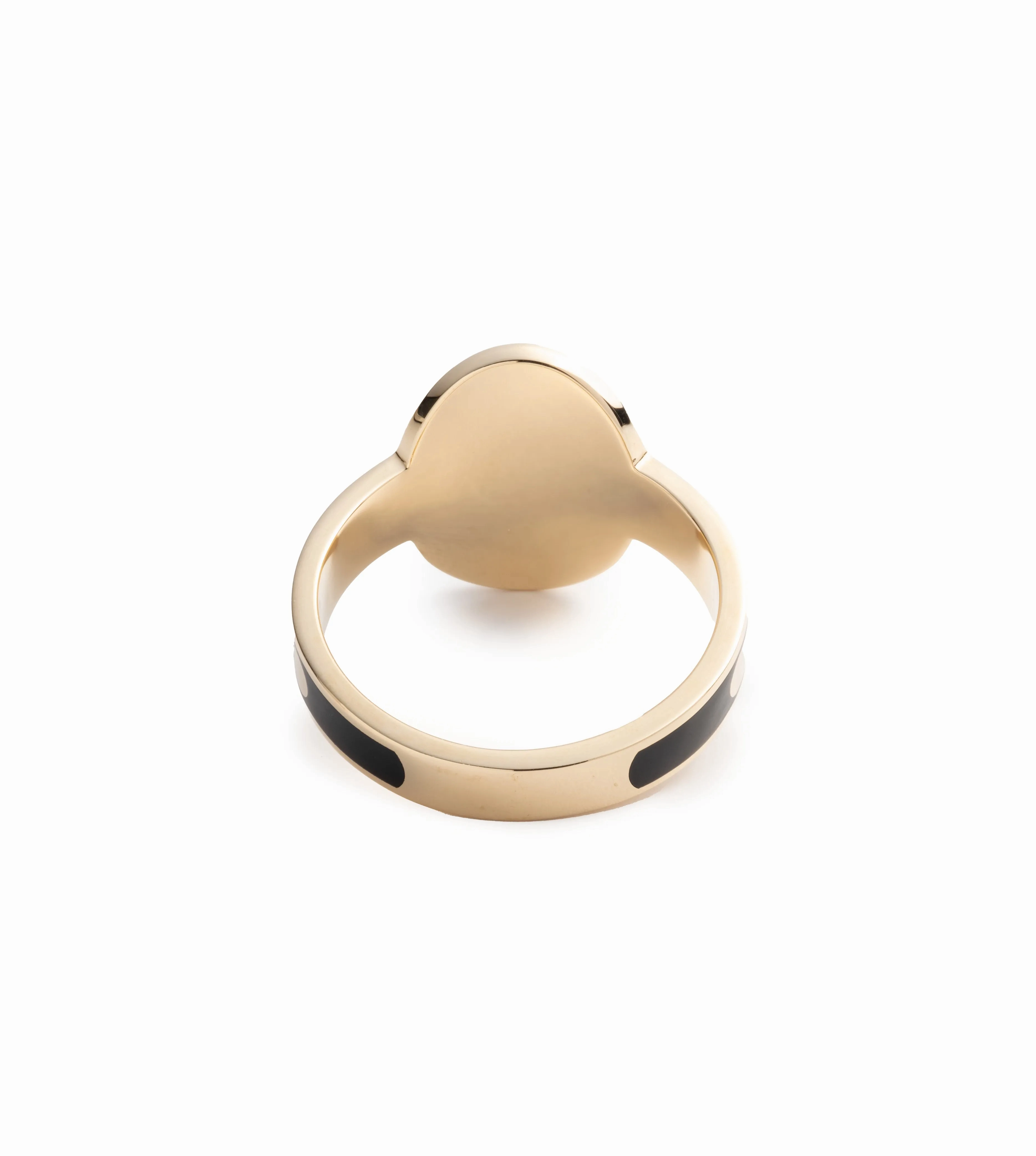 True Love Custom Cigar Band : in Yellow Gold with Black Ceramic