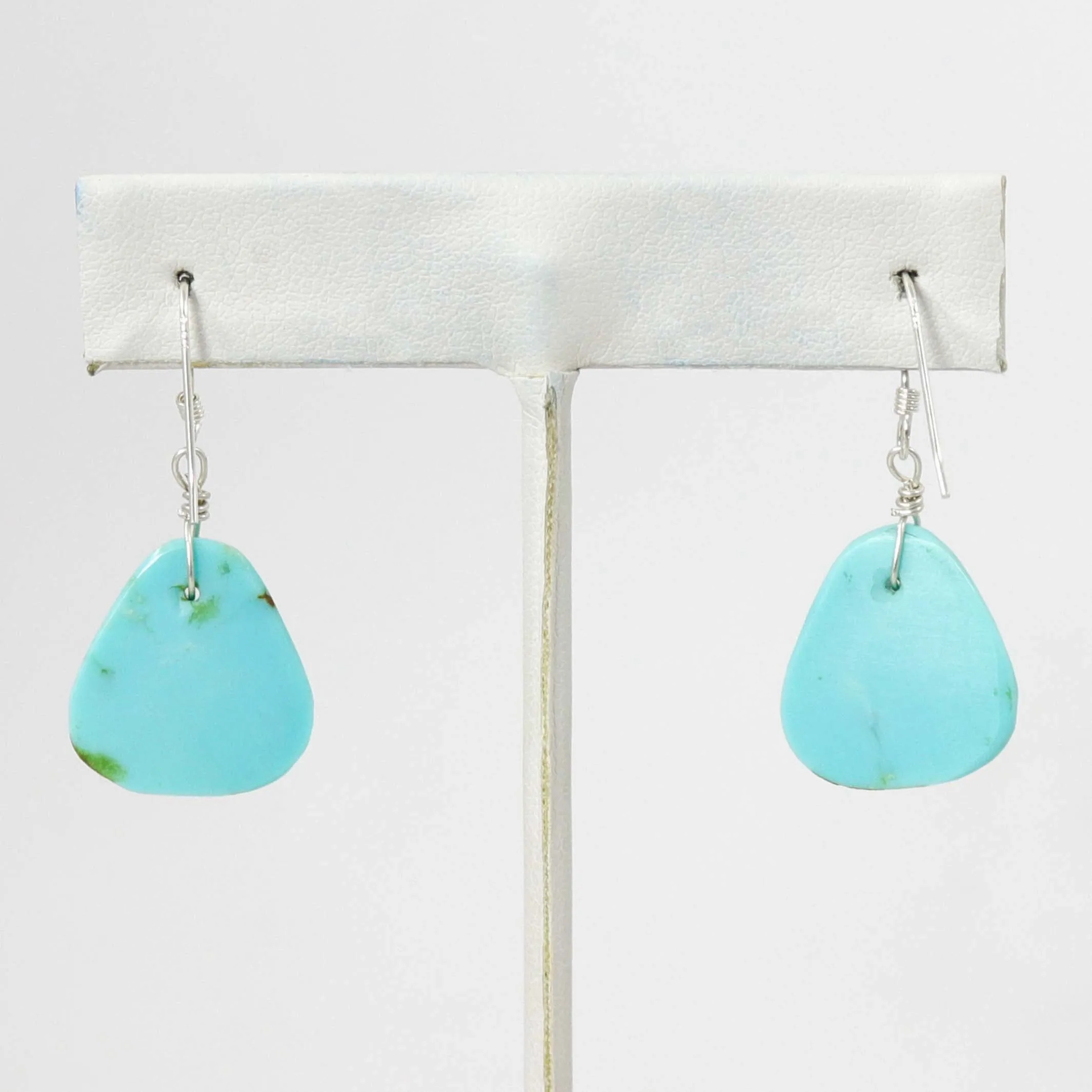 Turquoise Slab Earrings