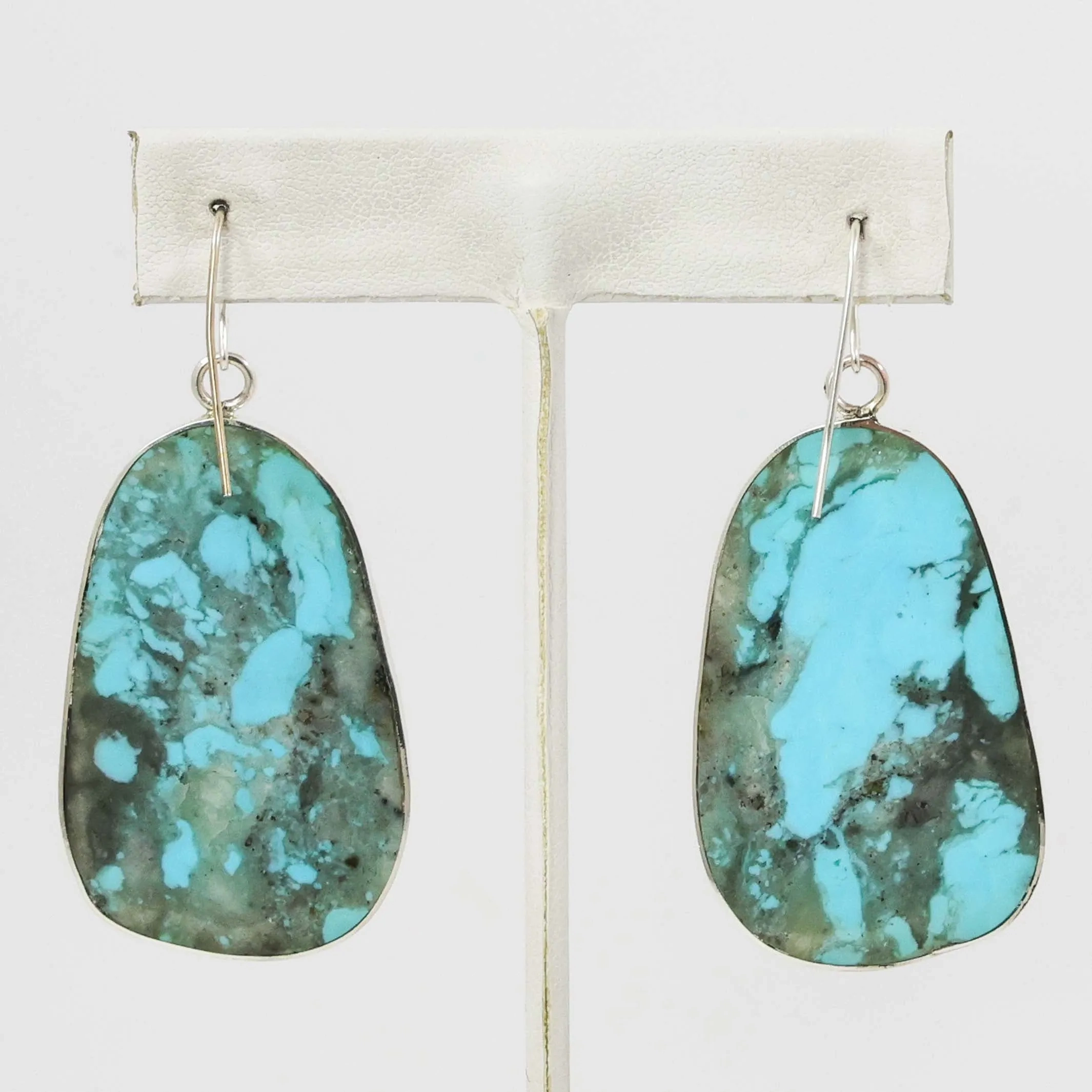 Turquoise Slab Earrings