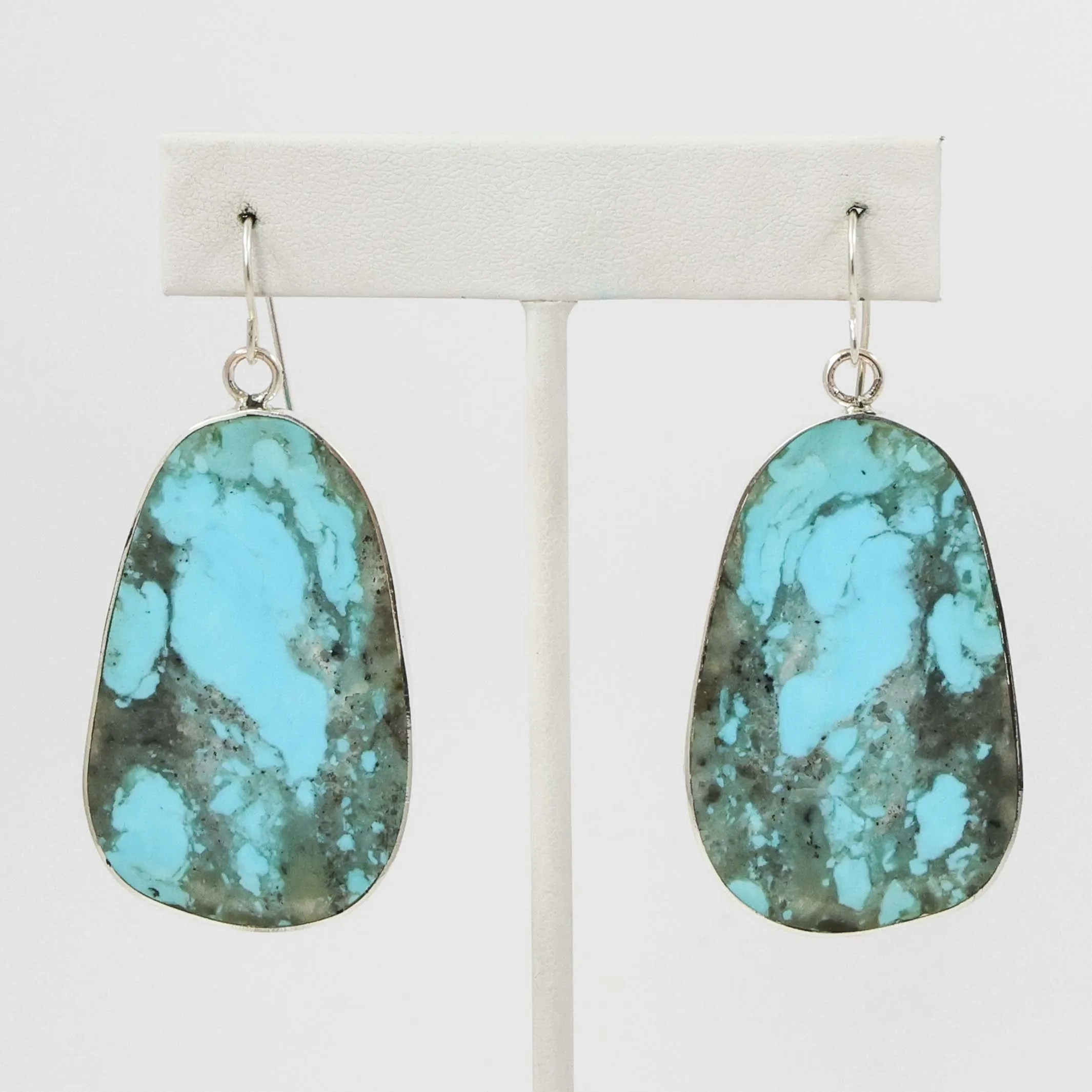 Turquoise Slab Earrings