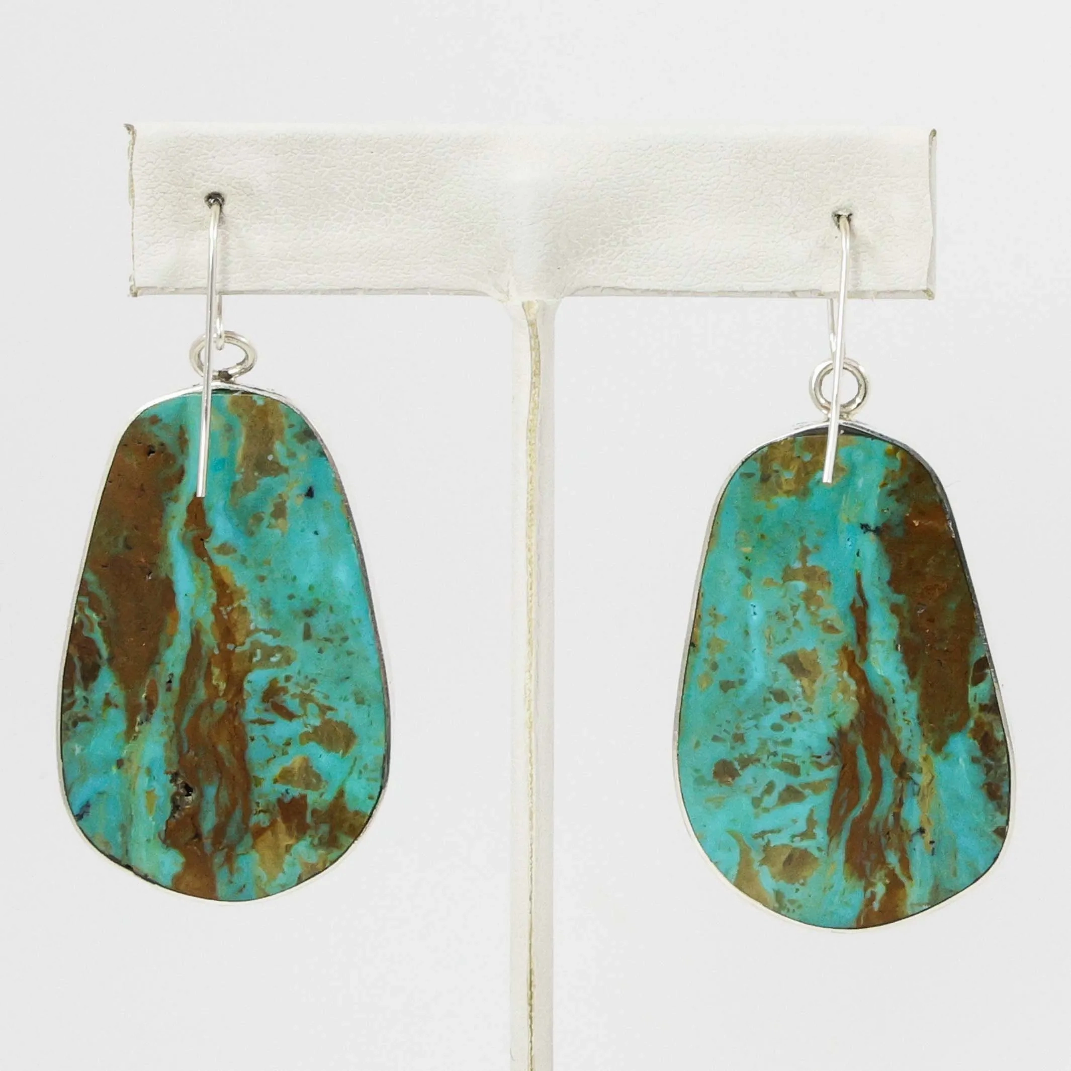 Turquoise Slab Earrings