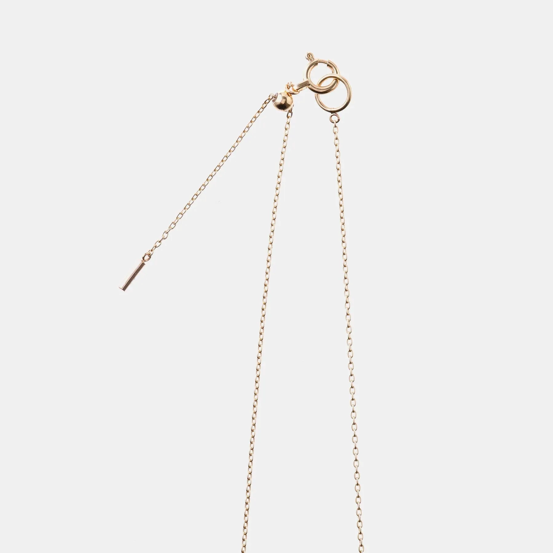 Twin Pearl L 18K Gold Necklace