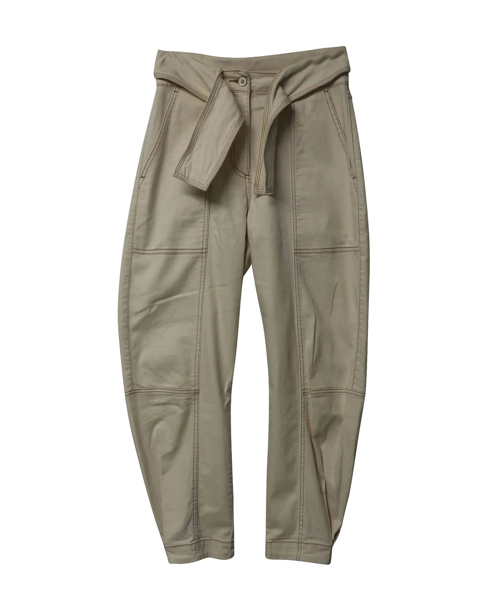 Ulla Johnson Storm Jeans in Creme-Baumwolle