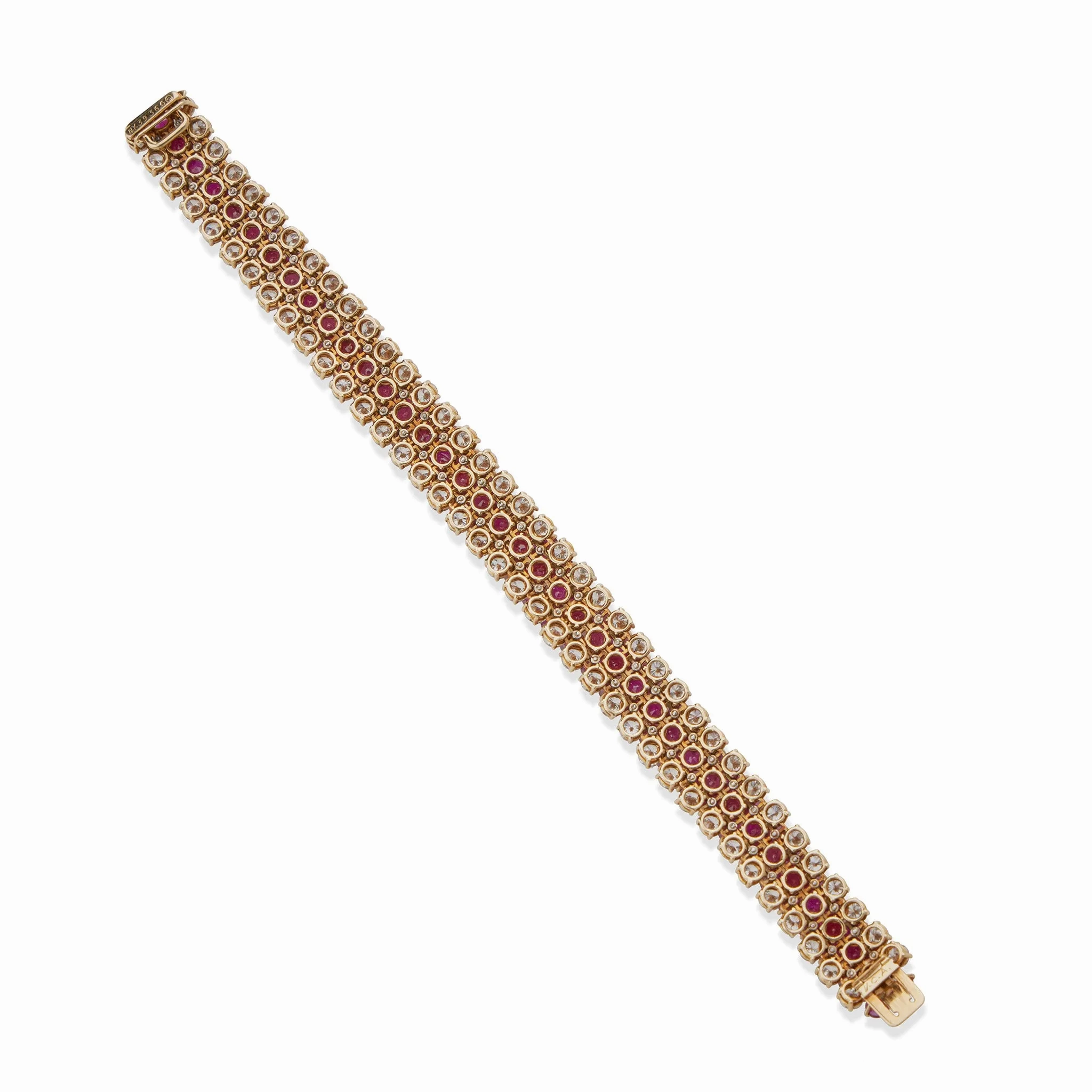 Van Cleef &amp; Arpels No-Heat Burma Ruby Bracelet